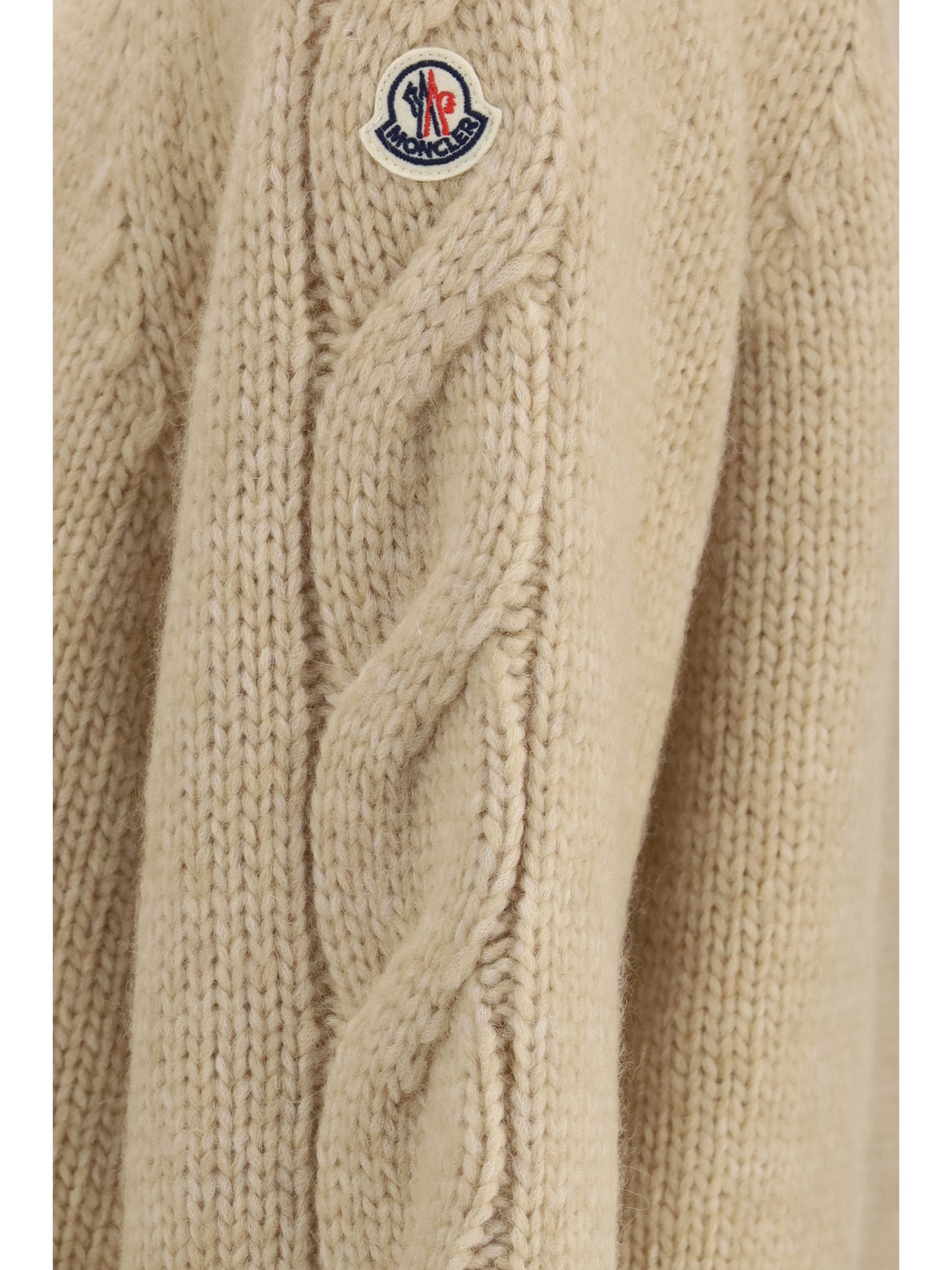 Moncler Women Alpaca And Wool Blend Zip Cardigan MONCLER
