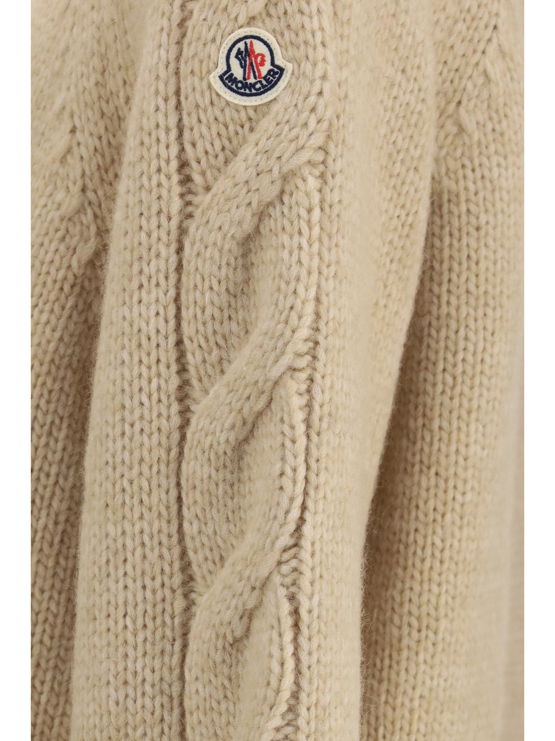 Moncler Women Alpaca And Wool Blend Zip Cardigan MONCLER