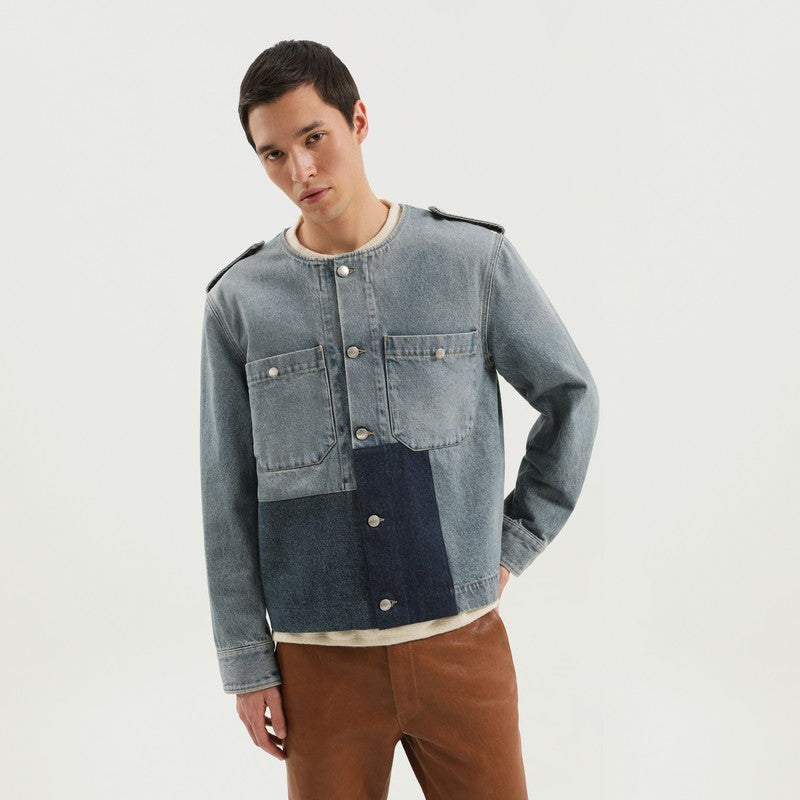 1989 Studio Denim Jacket With Patches Men