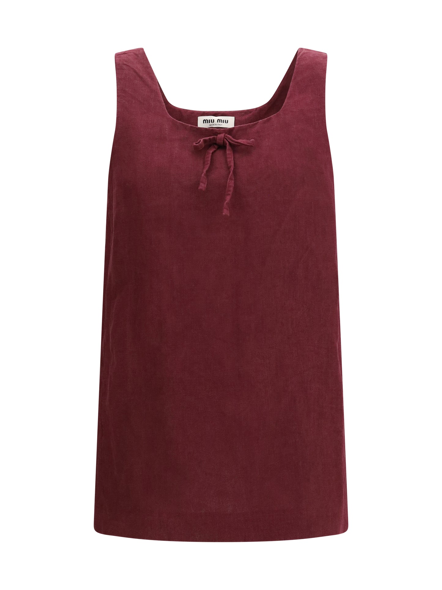 Miu Miu Women Linen Short Dress MIU MIU