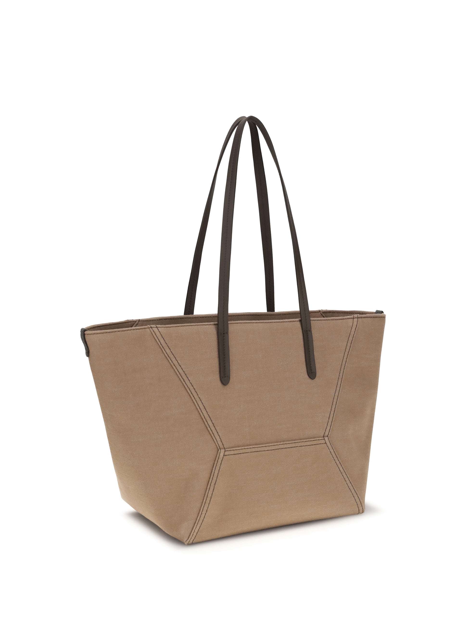 Brunello Cucinelli Women Canvas Shoulder Bag BRUNELLO CUCINELLI