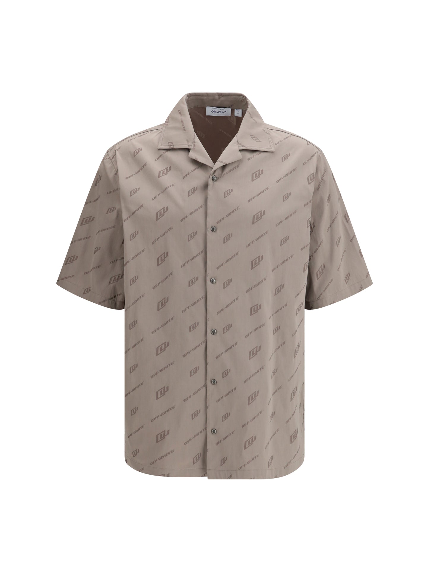 Off-White Men Printed Bowling Shirt OFF-WHITE