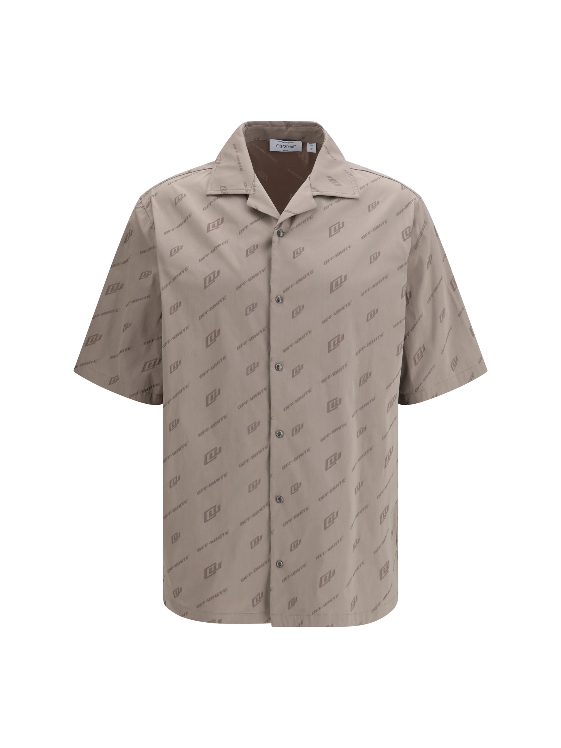 Off-White Men Printed Bowling Shirt OFF-WHITE