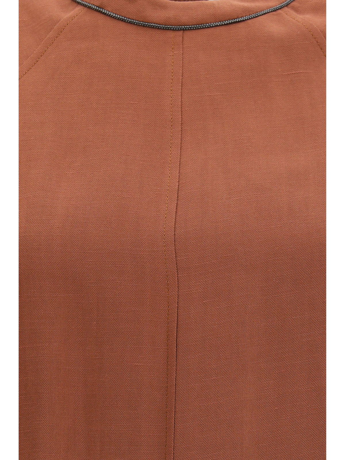 Brunello Cucinelli Women Midi Linen Dress BRUNELLO CUCINELLI