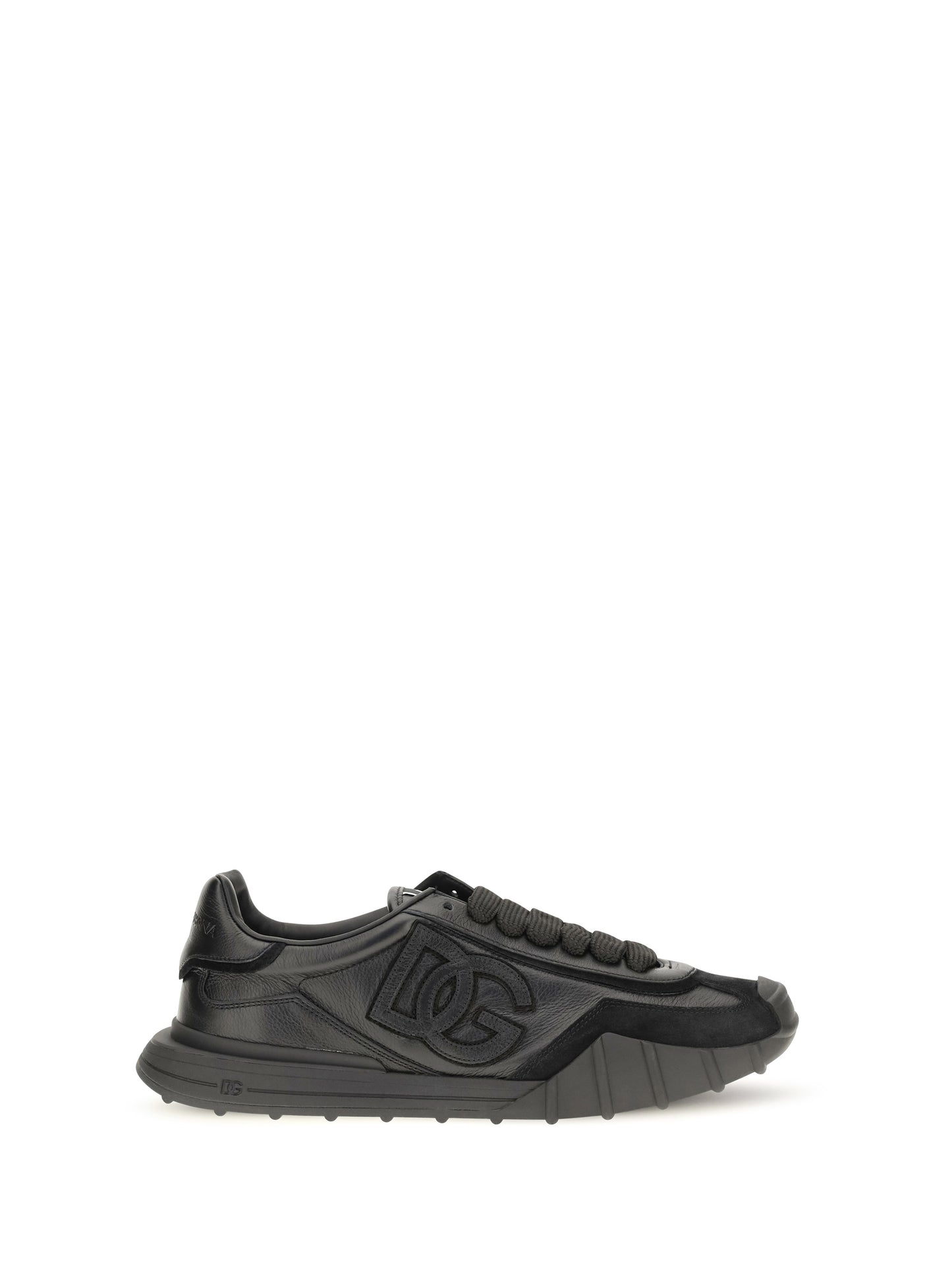 Dolce & Gabbana Men Athletic Fabric And Leather Sneakers DOLCE & GABBANA