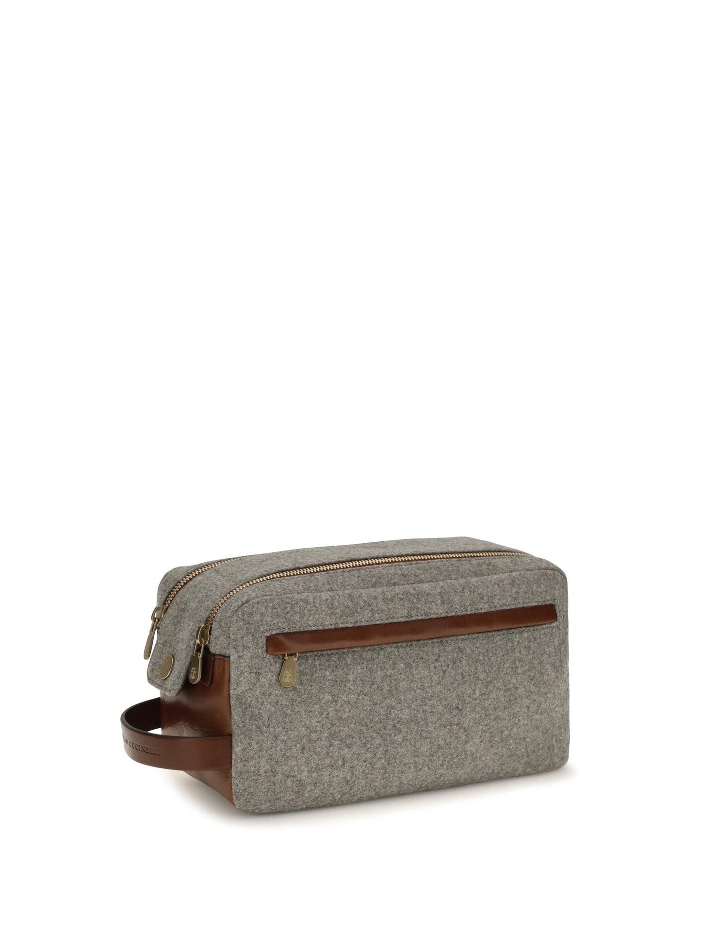 Brunello Cucinelli Men Wool Beauty Case BRUNELLO CUCINELLI