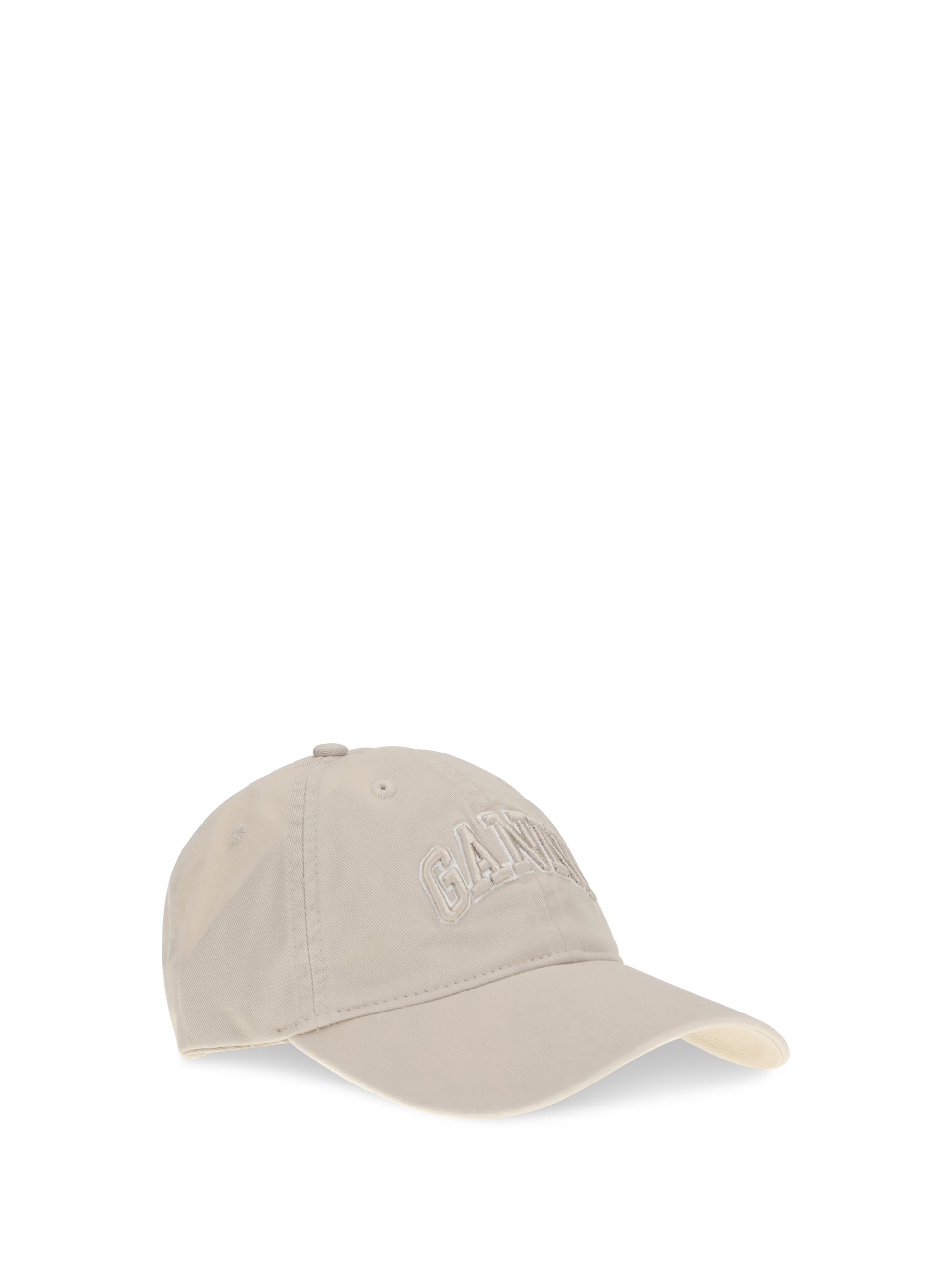 Ganni Women Canvas Cap With Logo GANNI
