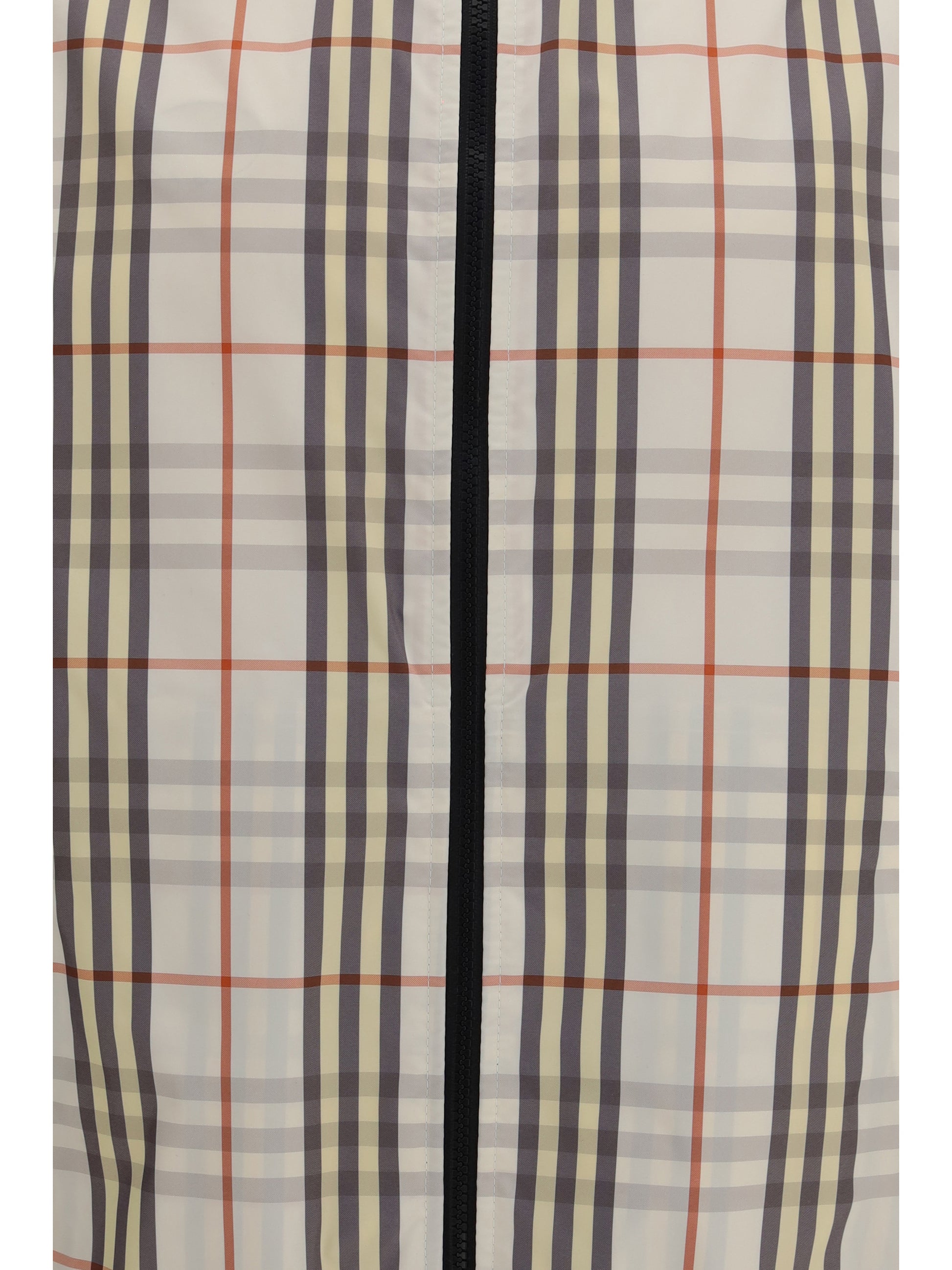 Burberry Men Reversible Check Hooded Jacket BURBERRY