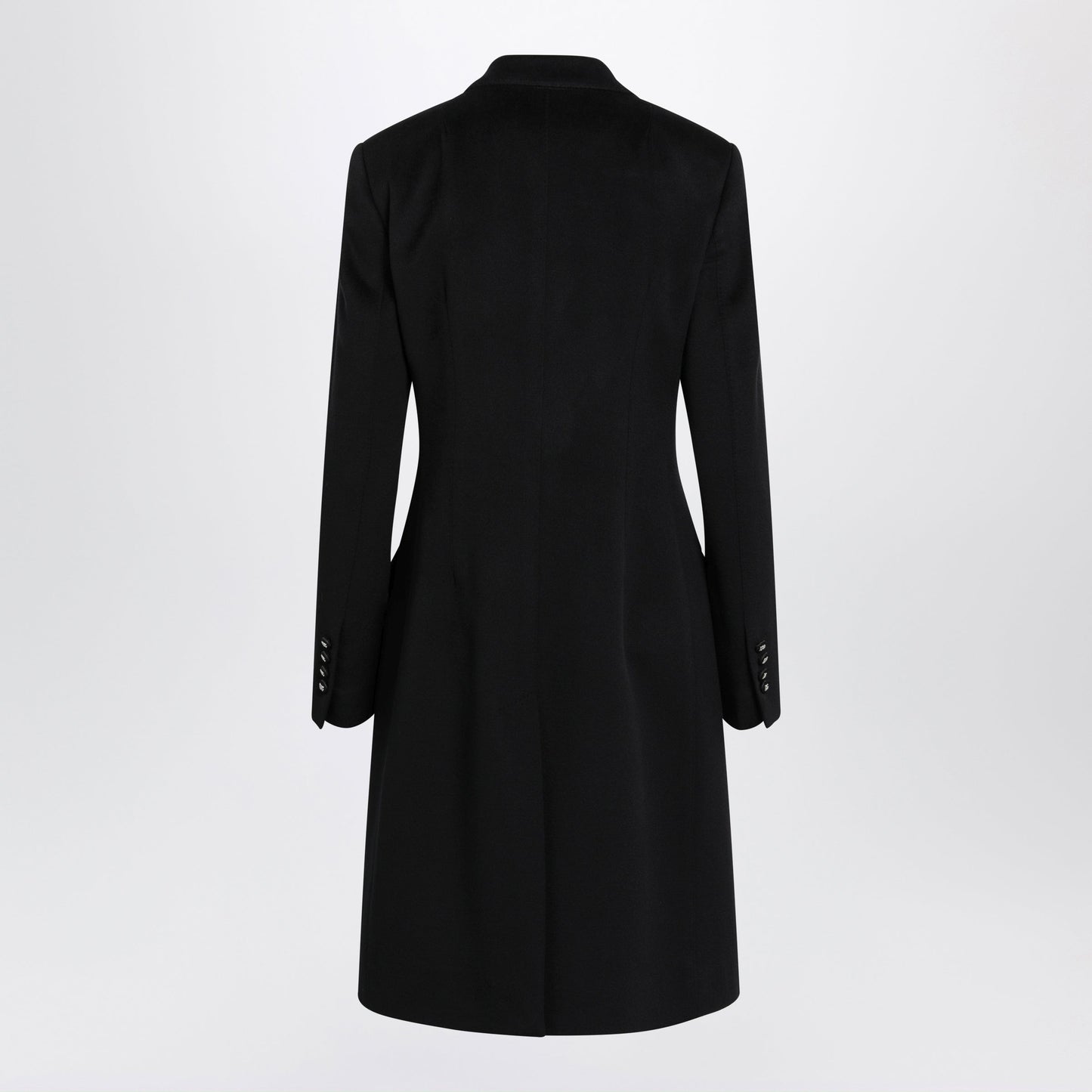 Dolce&Gabbana Double-Breasted Coat Black In Wool Women DOLCE & GABBANA