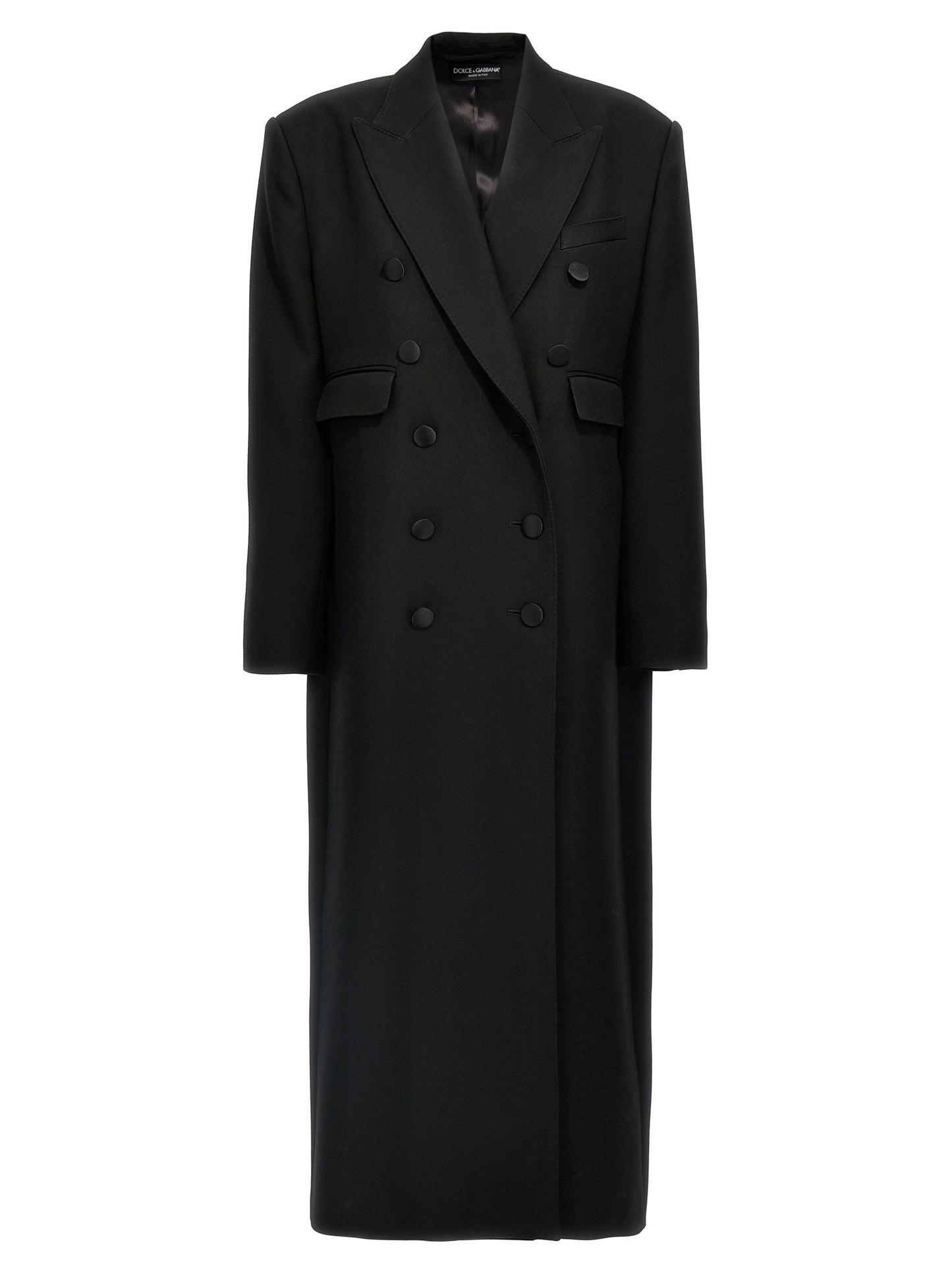 Dolce & Gabbana Women Long Tuxedo Coat DOLCE & GABBANA