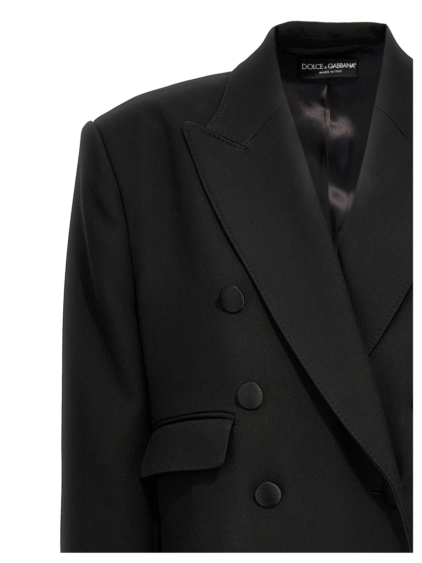 Dolce & Gabbana Women Long Tuxedo Coat DOLCE & GABBANA