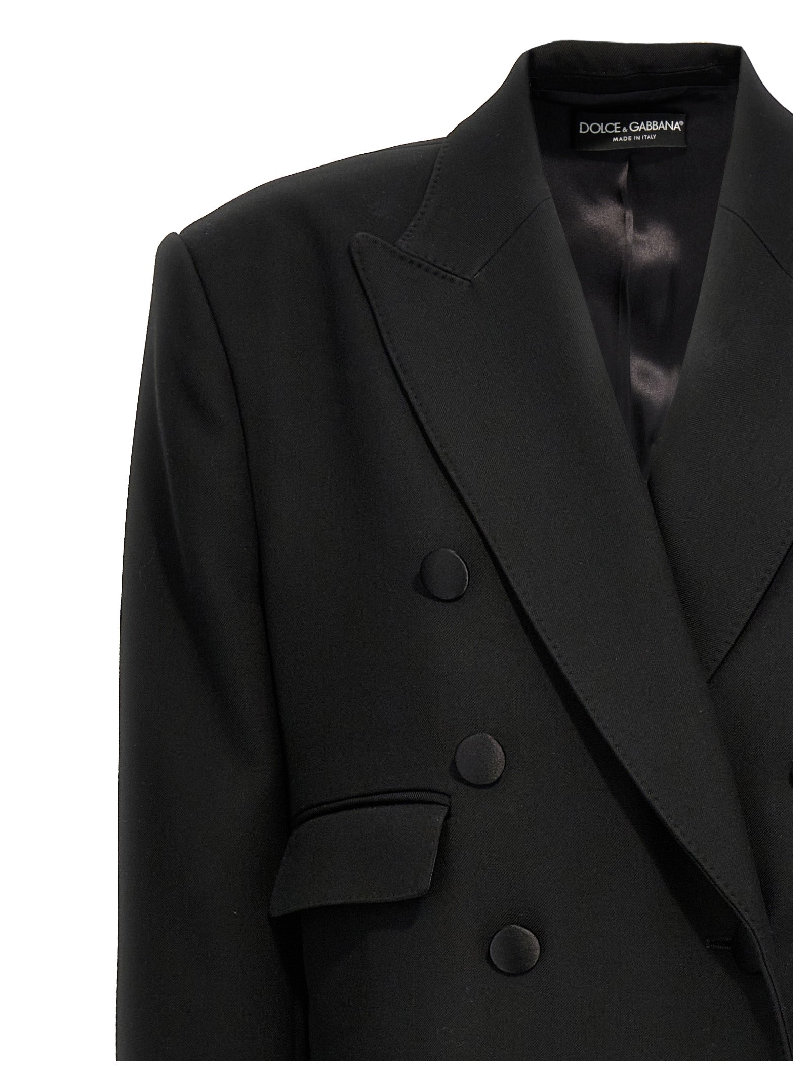 Dolce & Gabbana Women Long Tuxedo Coat DOLCE & GABBANA