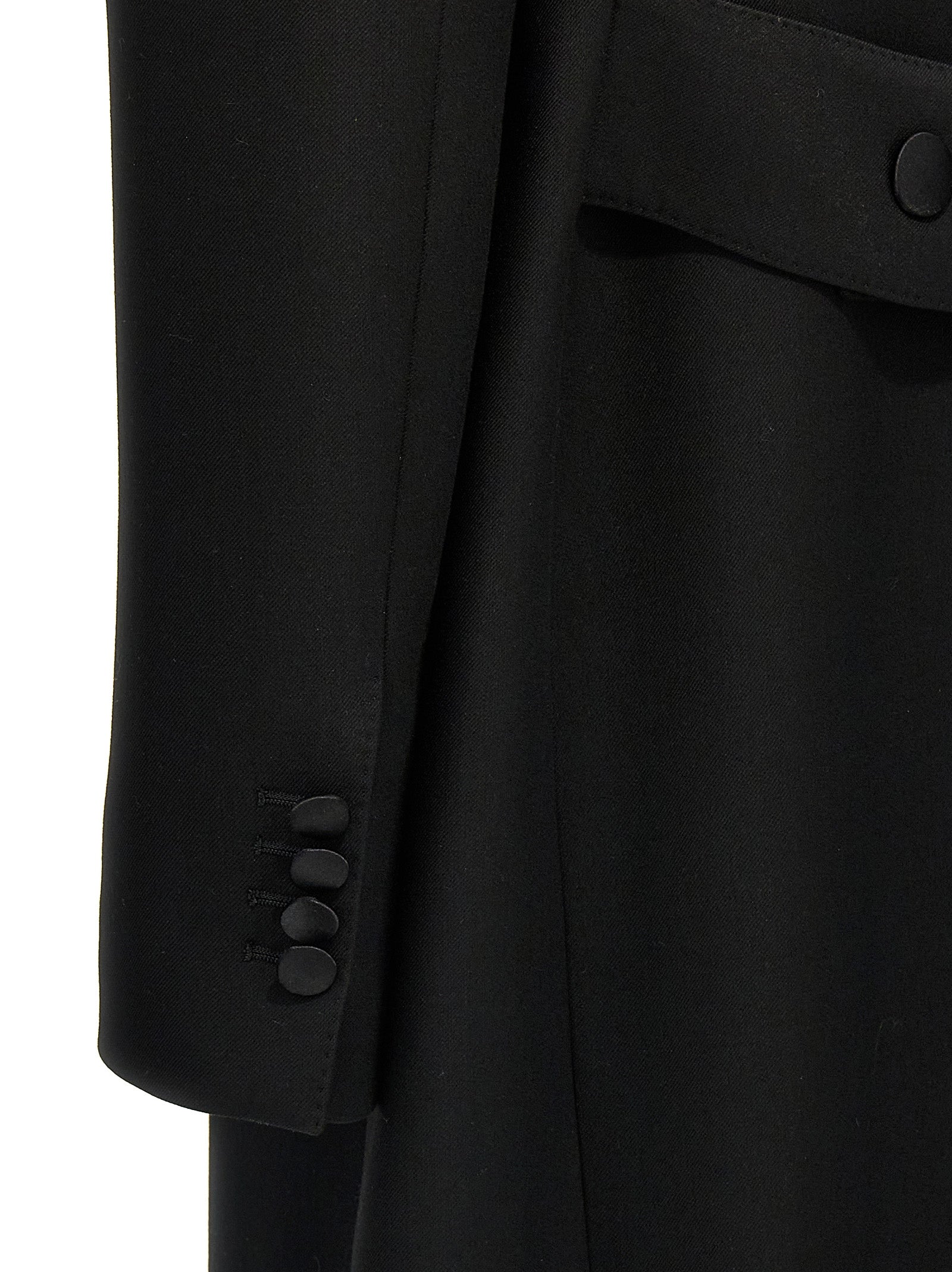 Dolce & Gabbana Women Long Tuxedo Coat DOLCE & GABBANA