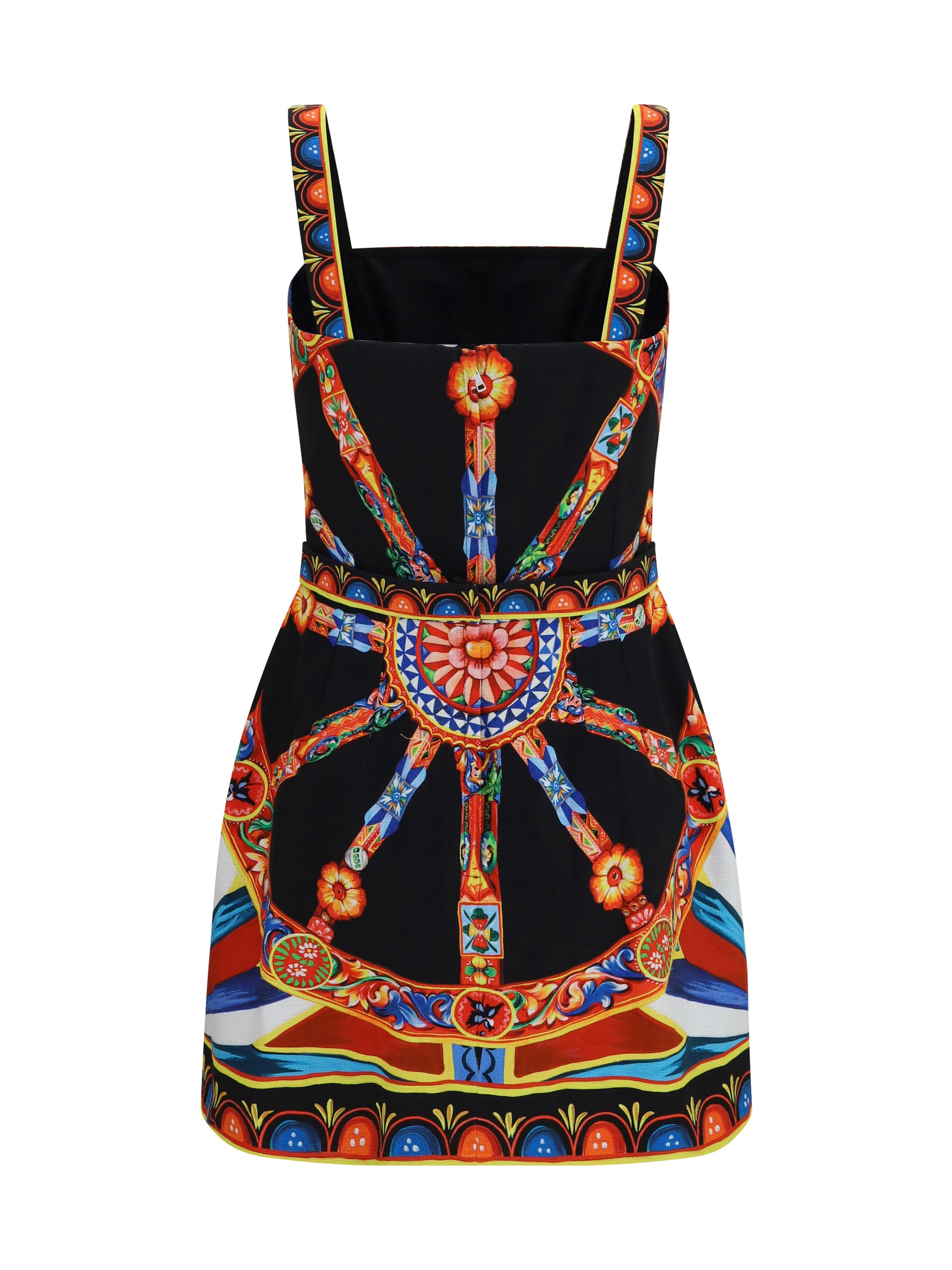 Dolce & Gabbana Women Fitted Printed Boat-Neck Dress DOLCE & GABBANA