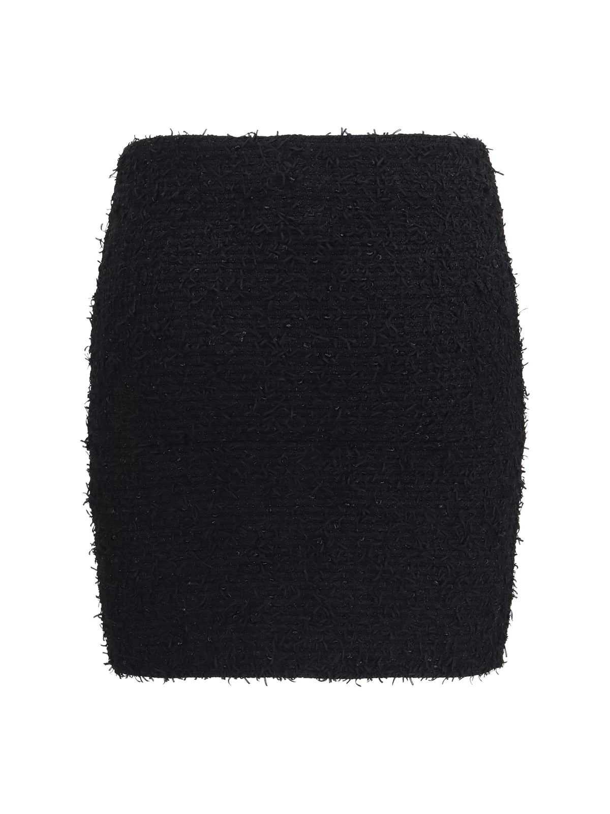 Balmain Women Tweed Mini Skirt With Logo Buttons BALMAIN