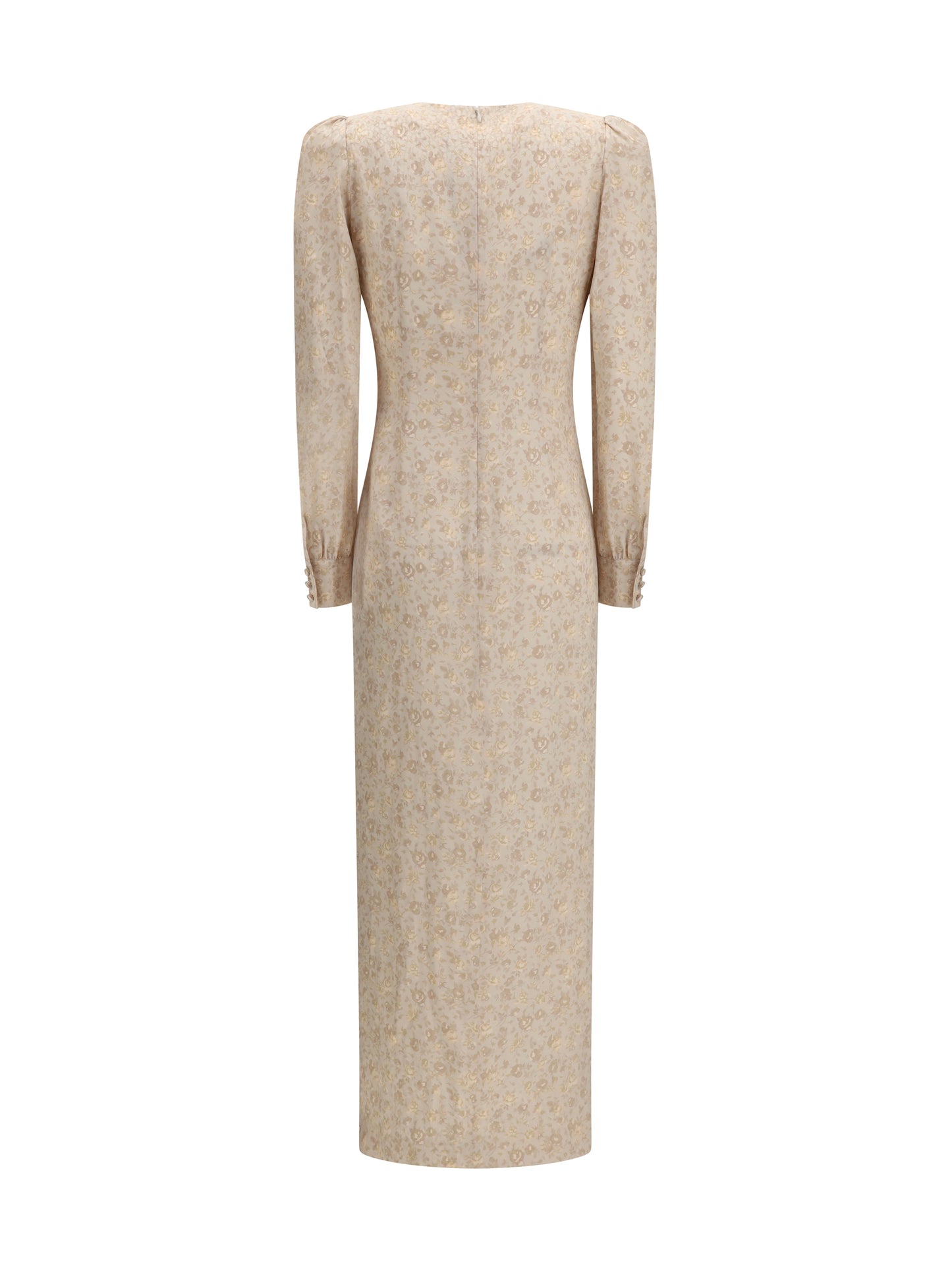 Alessandra Rich Women Jacquard Draped Dress With Flounces ALESSANDRA RICH