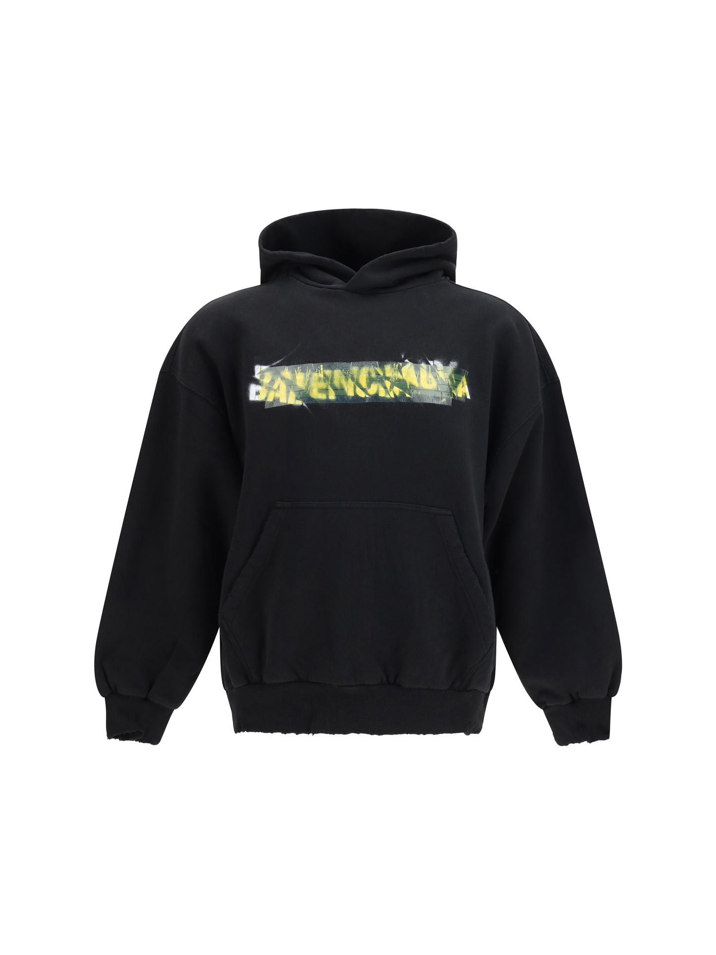 Balenciaga Men Messy Spray Hoodie BALENCIAGA