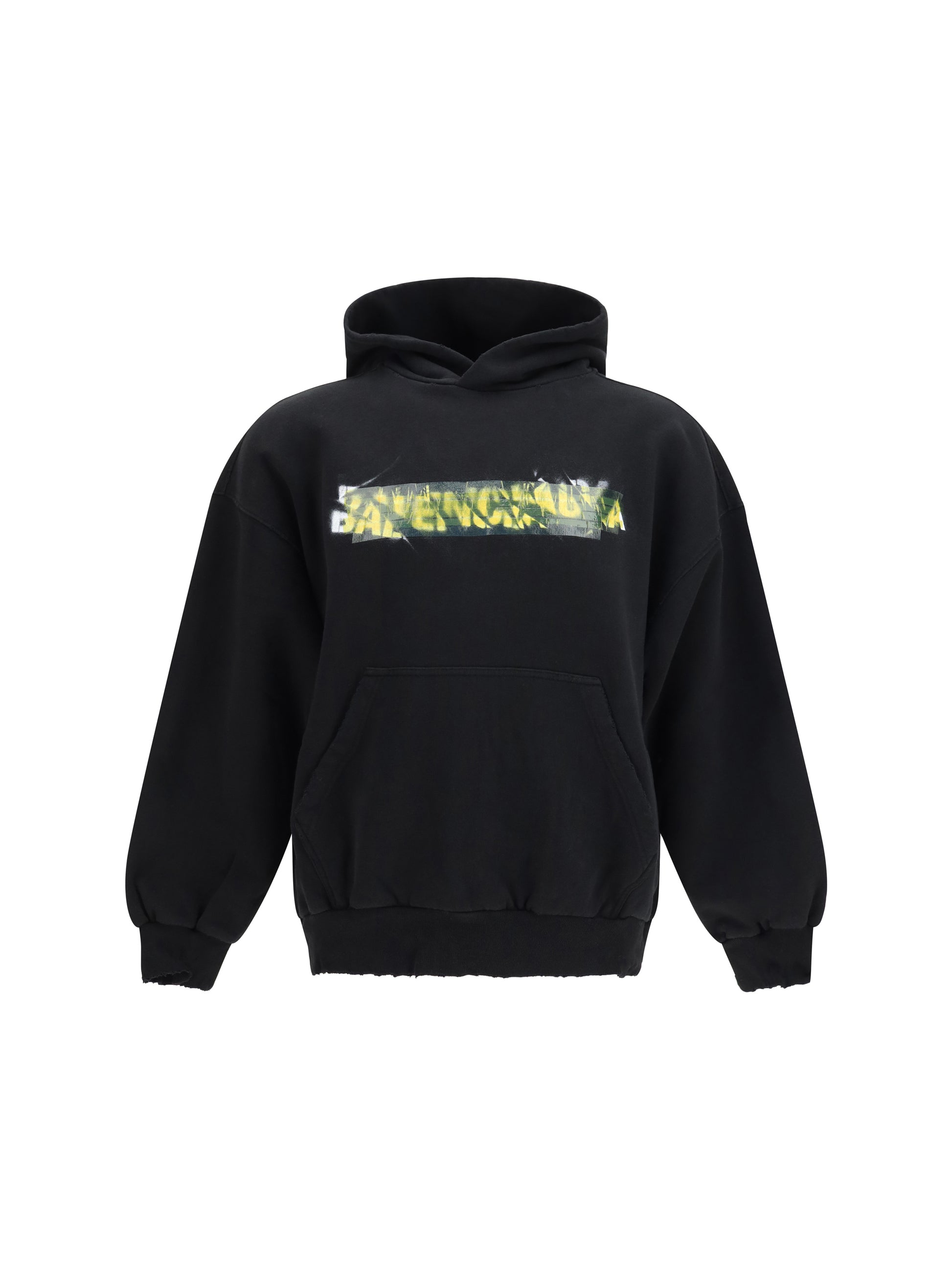Balenciaga Men Messy Spray Hoodie BALENCIAGA