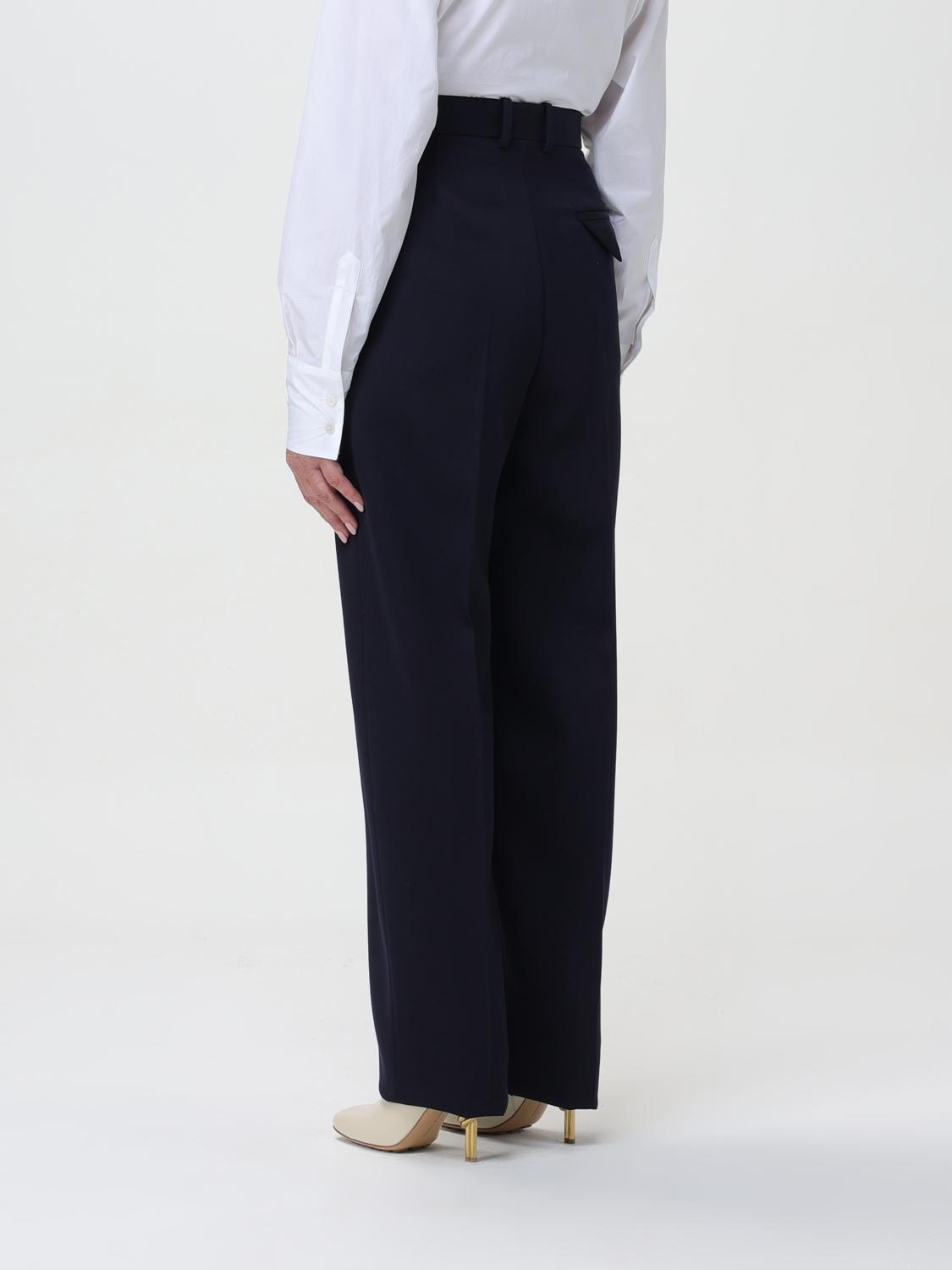 Bottega Veneta Pants Woman Blue BOTTEGA VENETA