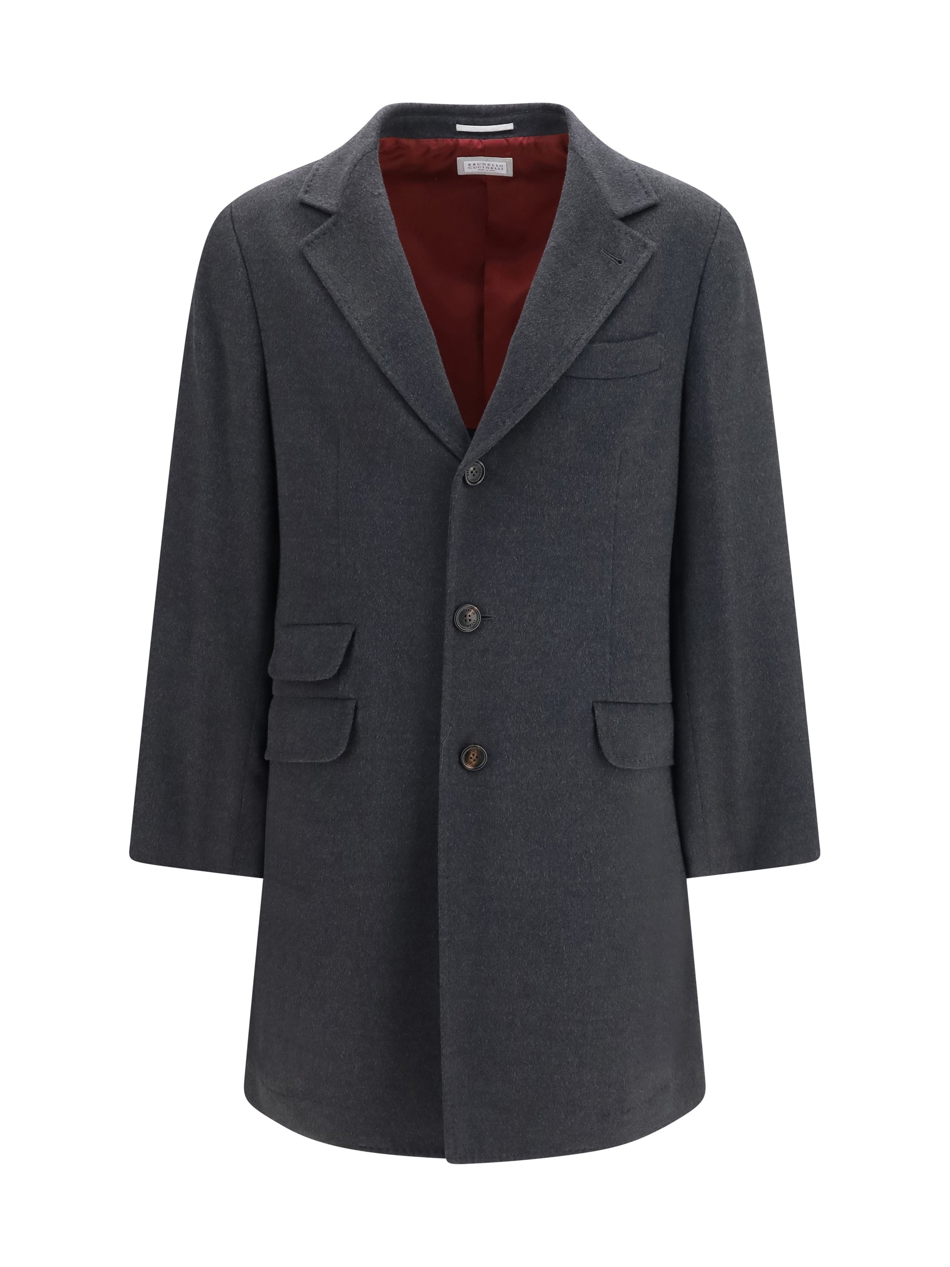 Brunello Cucinelli Men Cashmere Coat BRUNELLO CUCINELLI