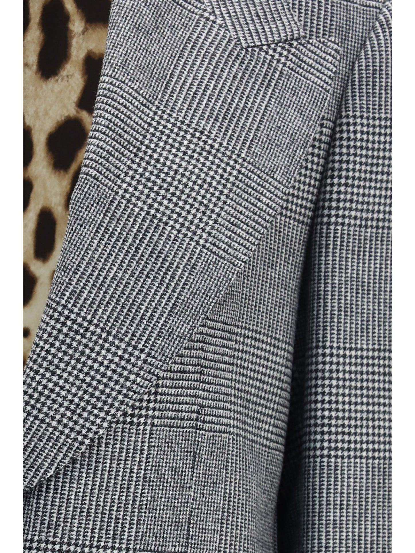 Dolce & Gabbana Women Prince Of Wales Single Breasted Blazer DOLCE & GABBANA
