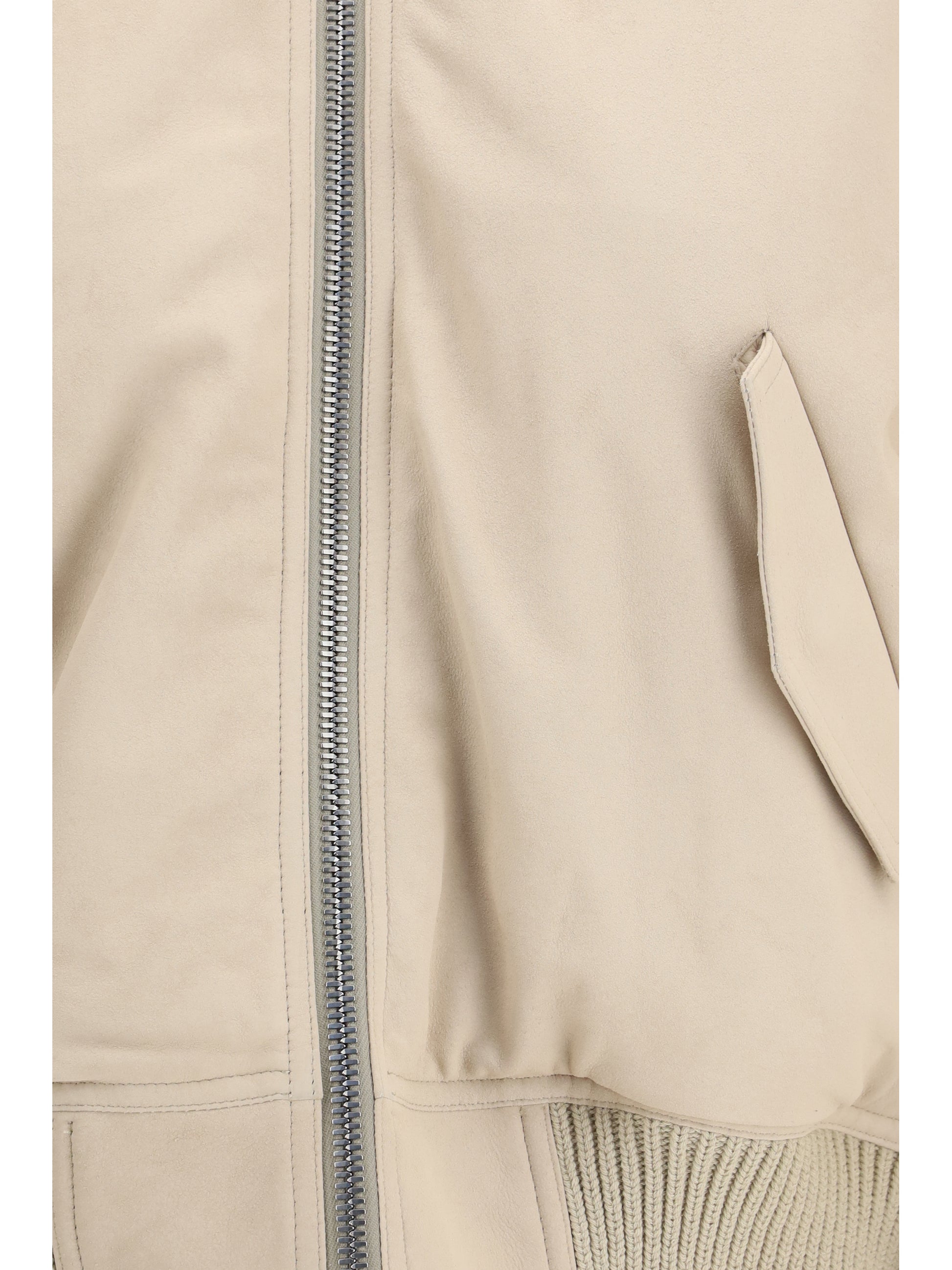 Rick Owens Women Secchia Flight Bomber In Lamb Leather RICK OWENS