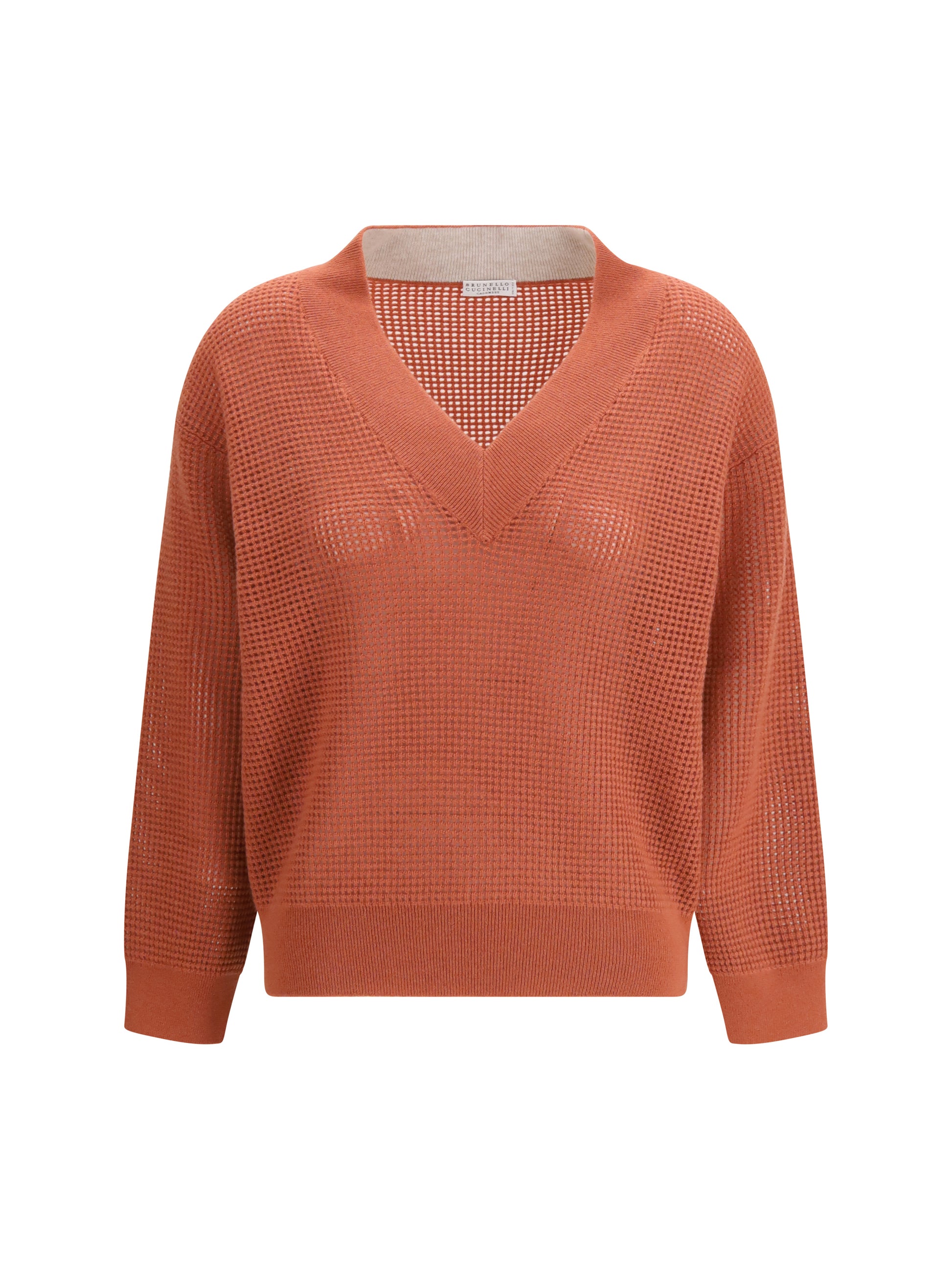 Brunello Cucinelli Women Cashmere Net Sweater BRUNELLO CUCINELLI