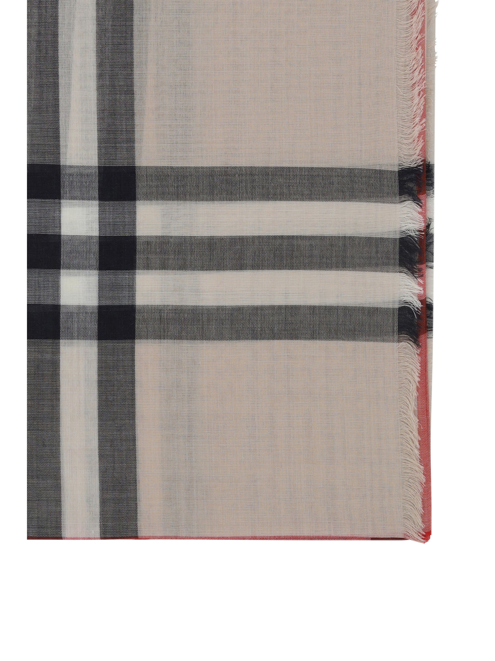 Burberry Women Silk And Wool Scarf BURBERRY