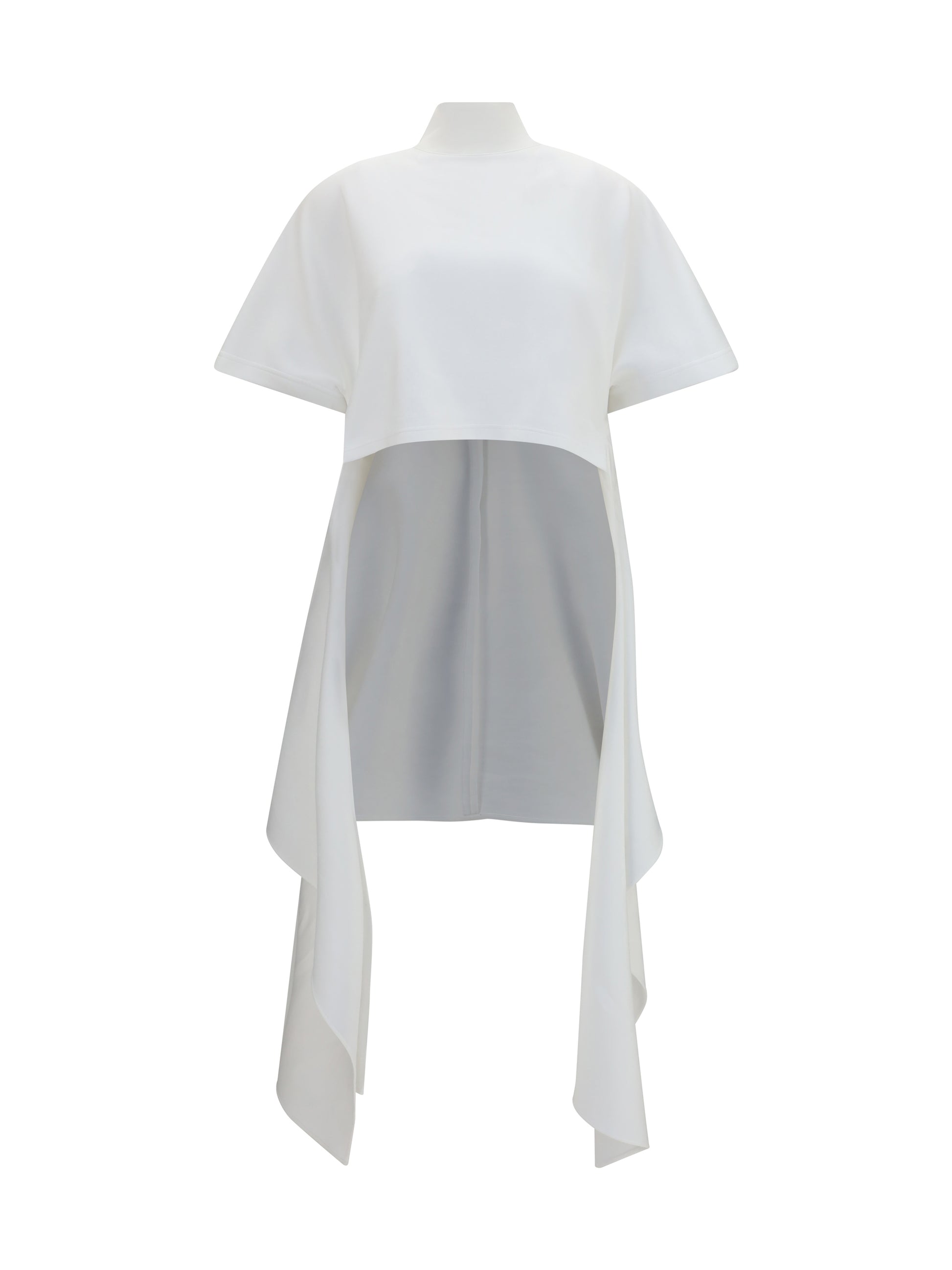 Alaïa Women Asymmetric Cotton T-Shirt ALAIA