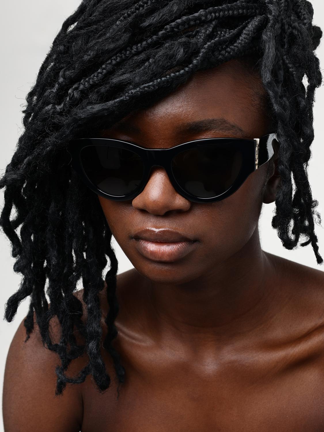 Saint Laurent Sunglasses Woman Grey SAINT LAURENT