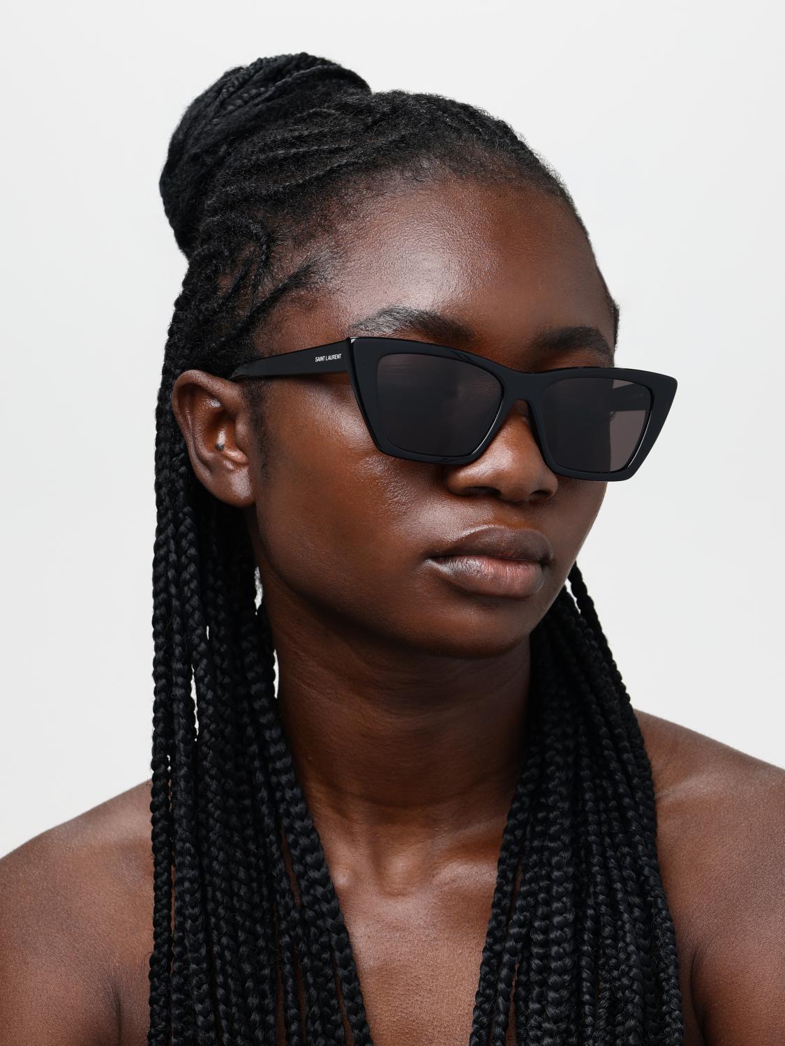 Saint Laurent Sunglasses Woman Grey SAINT LAURENT