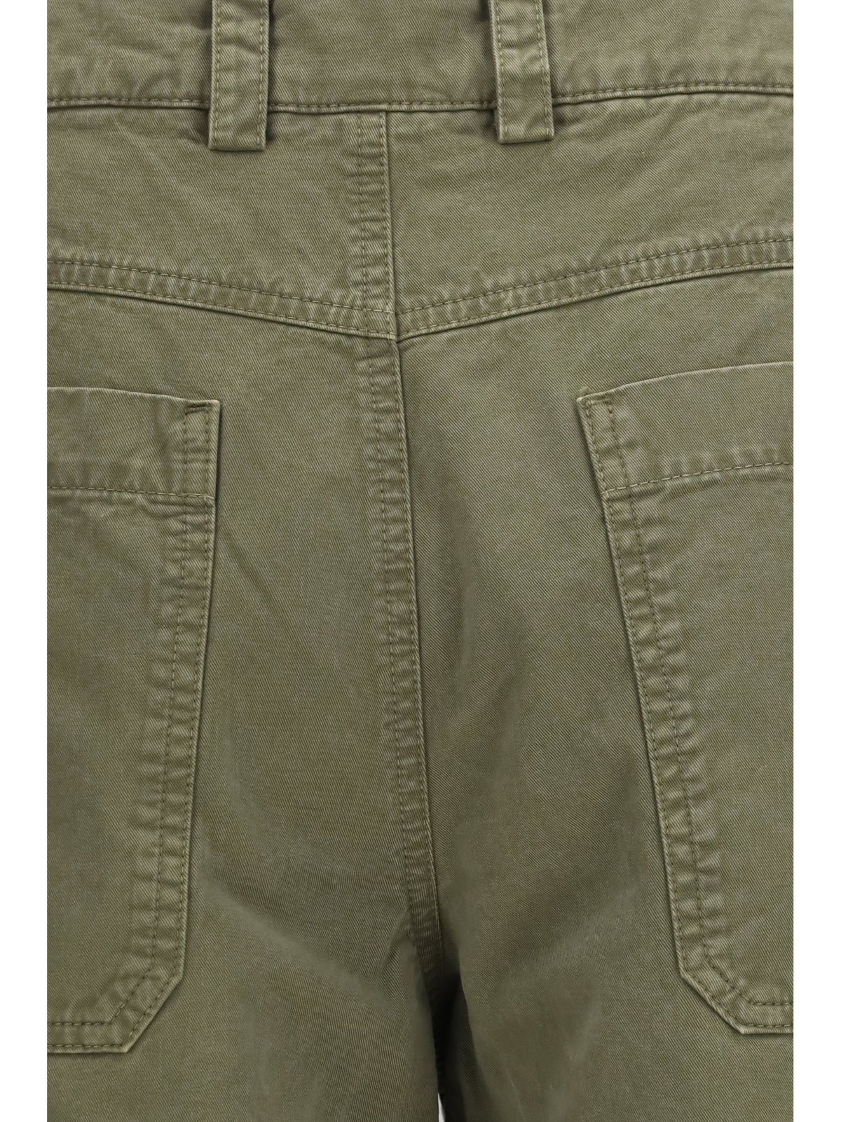 Off-White Men Racing Staff Cotton Gabardine Pants OFF-WHITE