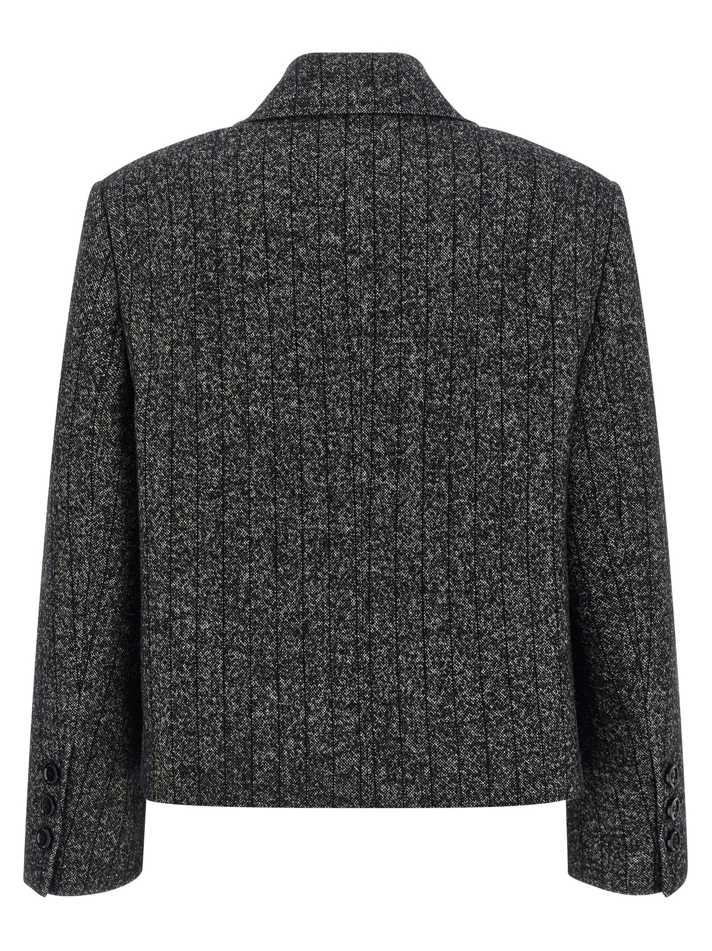 Dolce & Gabbana Women Striped Wool Blazer DOLCE & GABBANA