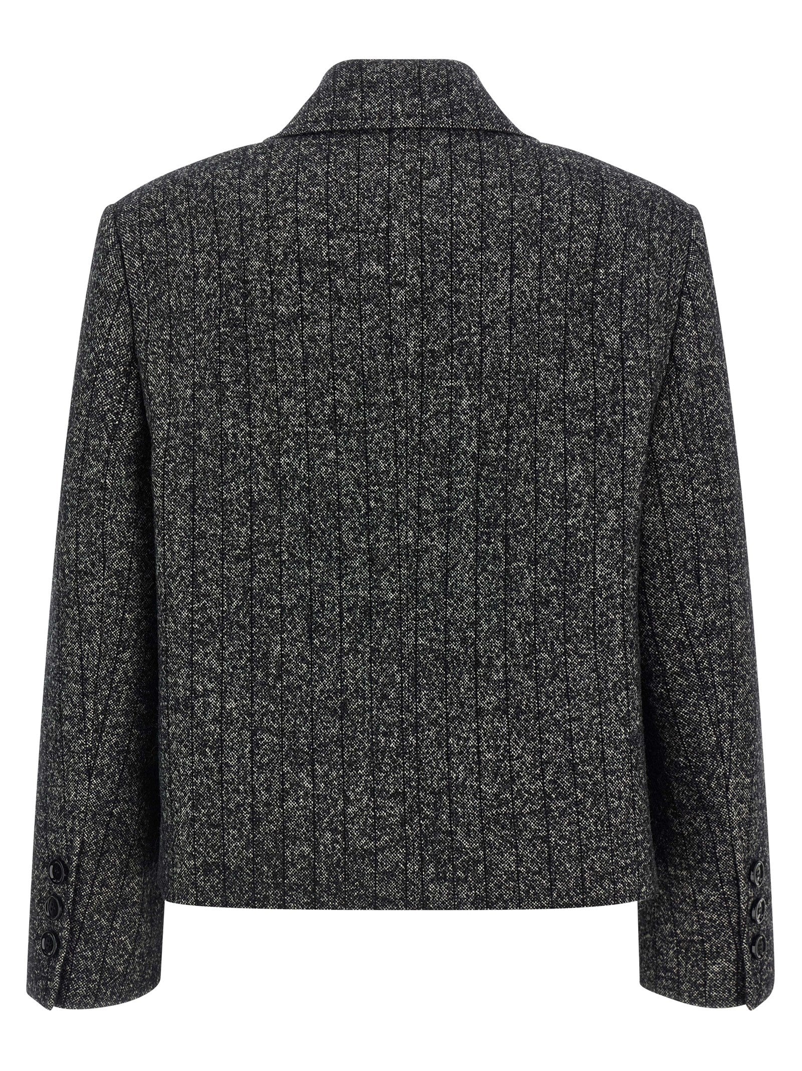 Dolce & Gabbana Women Striped Wool Blazer DOLCE & GABBANA