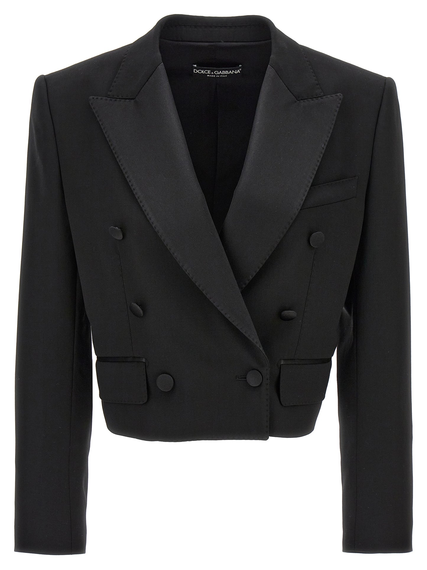 Dolce & Gabbana Women 'Tuxedo' Crop Blazer DOLCE & GABBANA