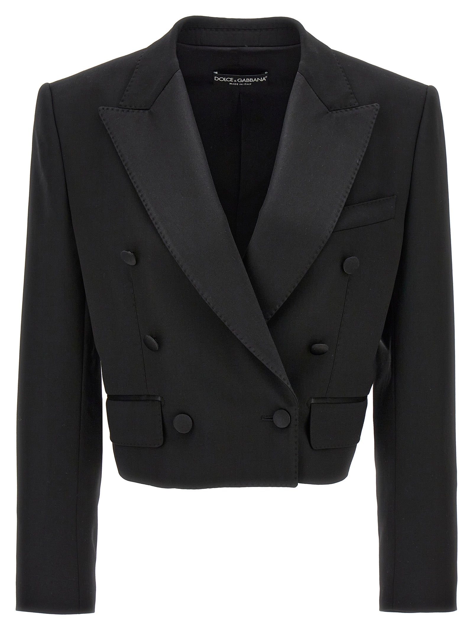 Dolce & Gabbana Women 'Tuxedo' Crop Blazer DOLCE & GABBANA