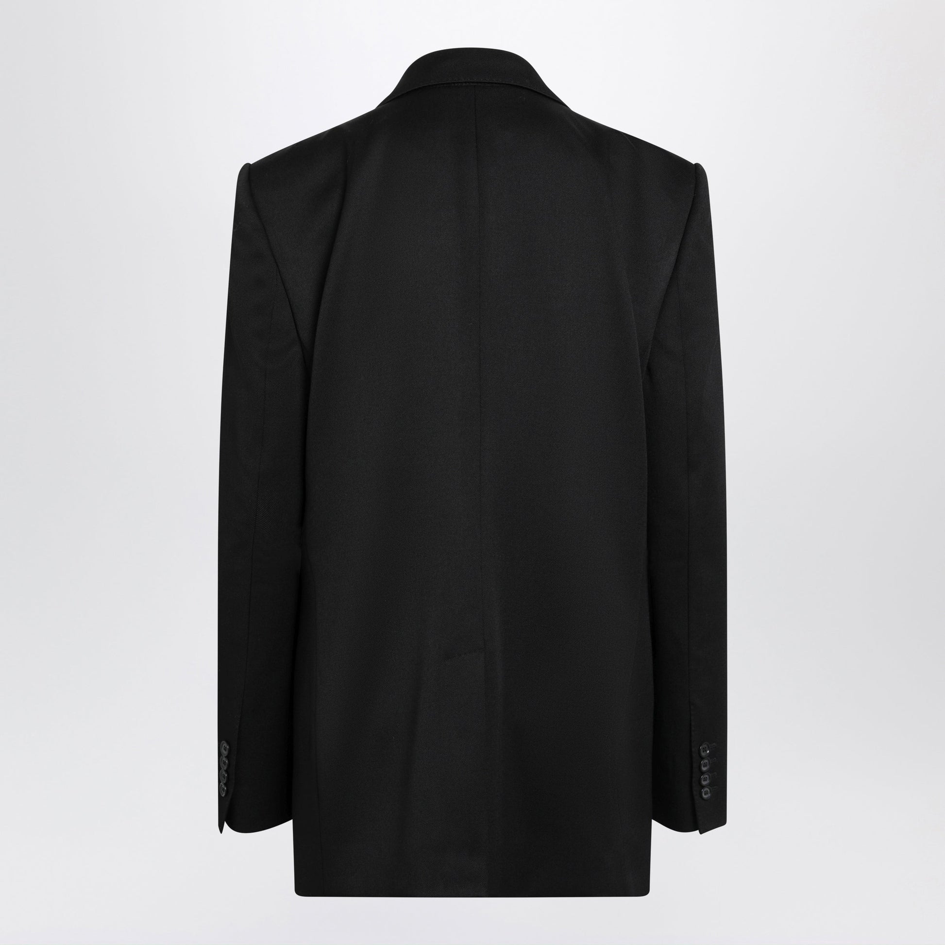Dolce&Gabbana Black Single-Breasted Jacket In Wool Women DOLCE & GABBANA