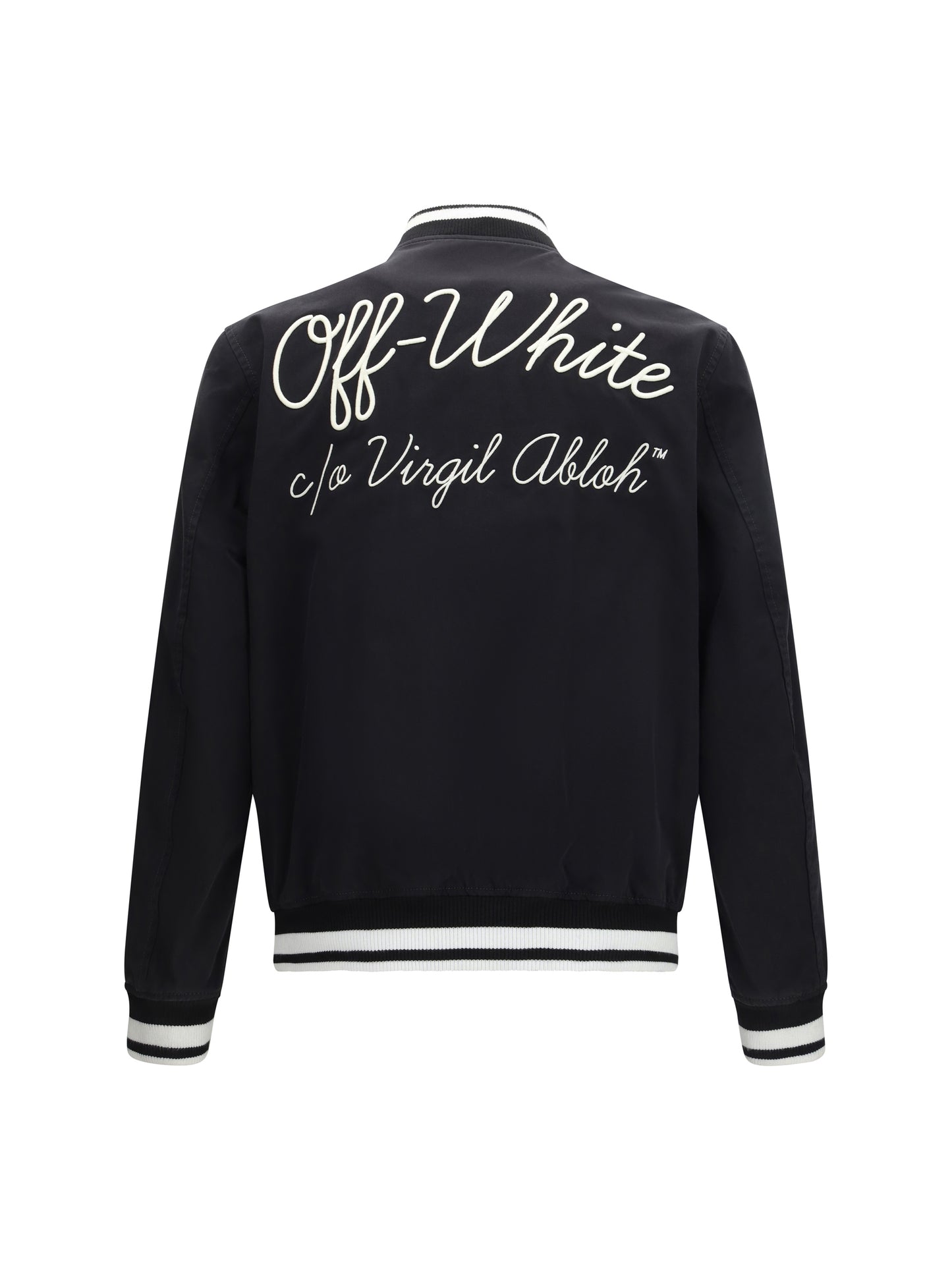 Off-White Men Script Cotgab Souvenir Varsity Jacket OFF-WHITE