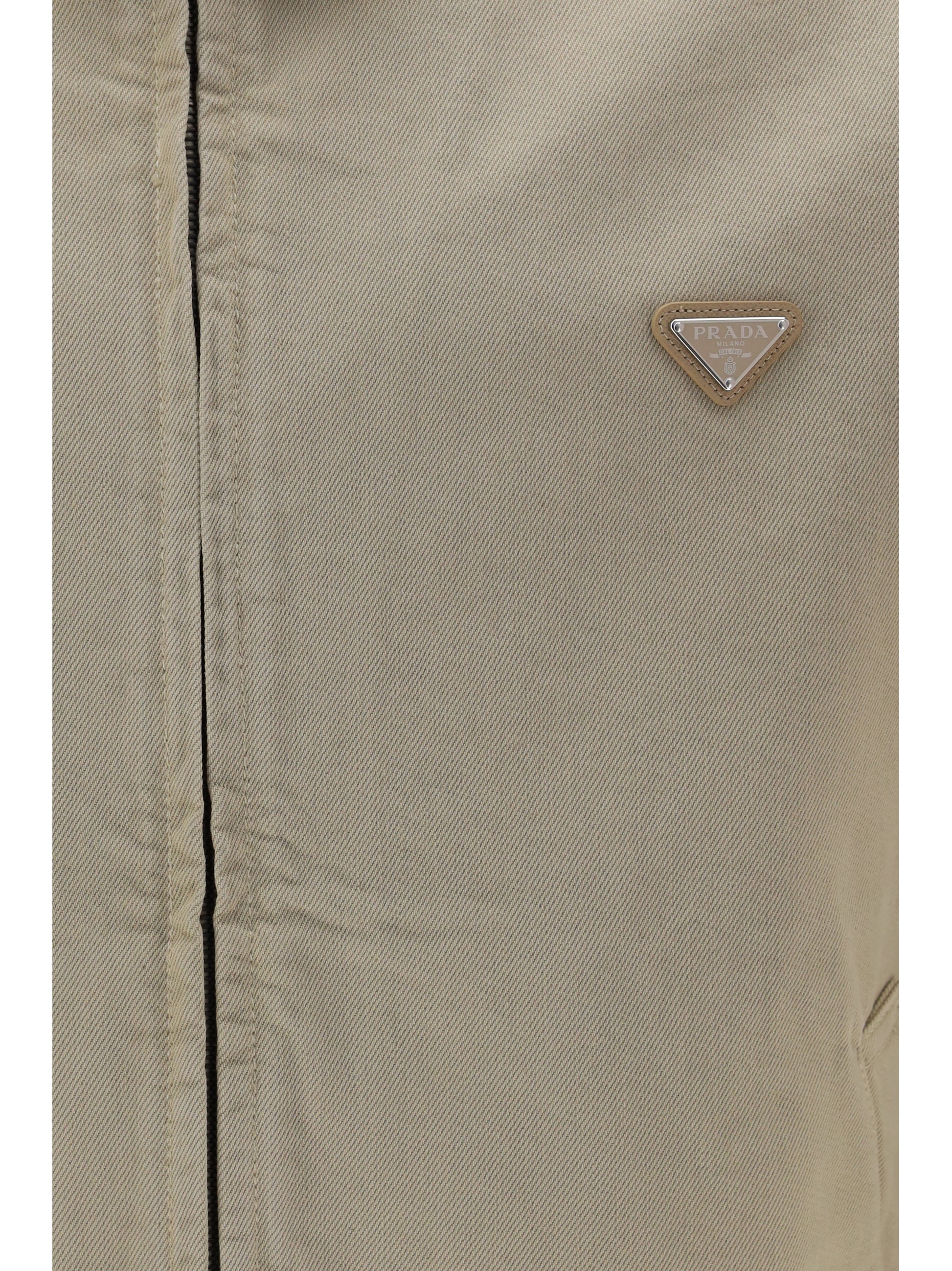 Prada Men Denim Blouson Jacket PRADA
