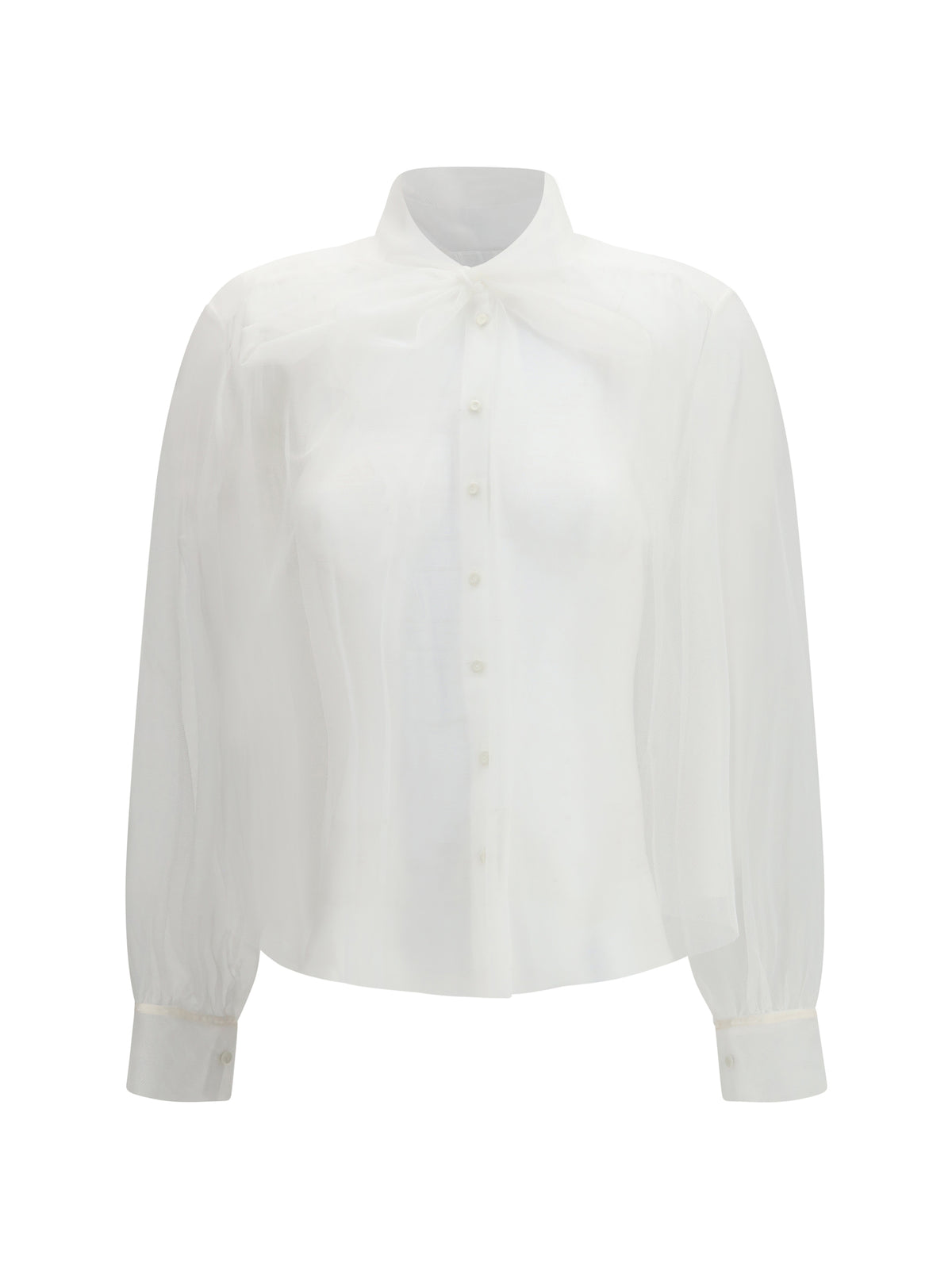 Forte_Forte Women Tulle Shirt With Sash FORTE FORTE