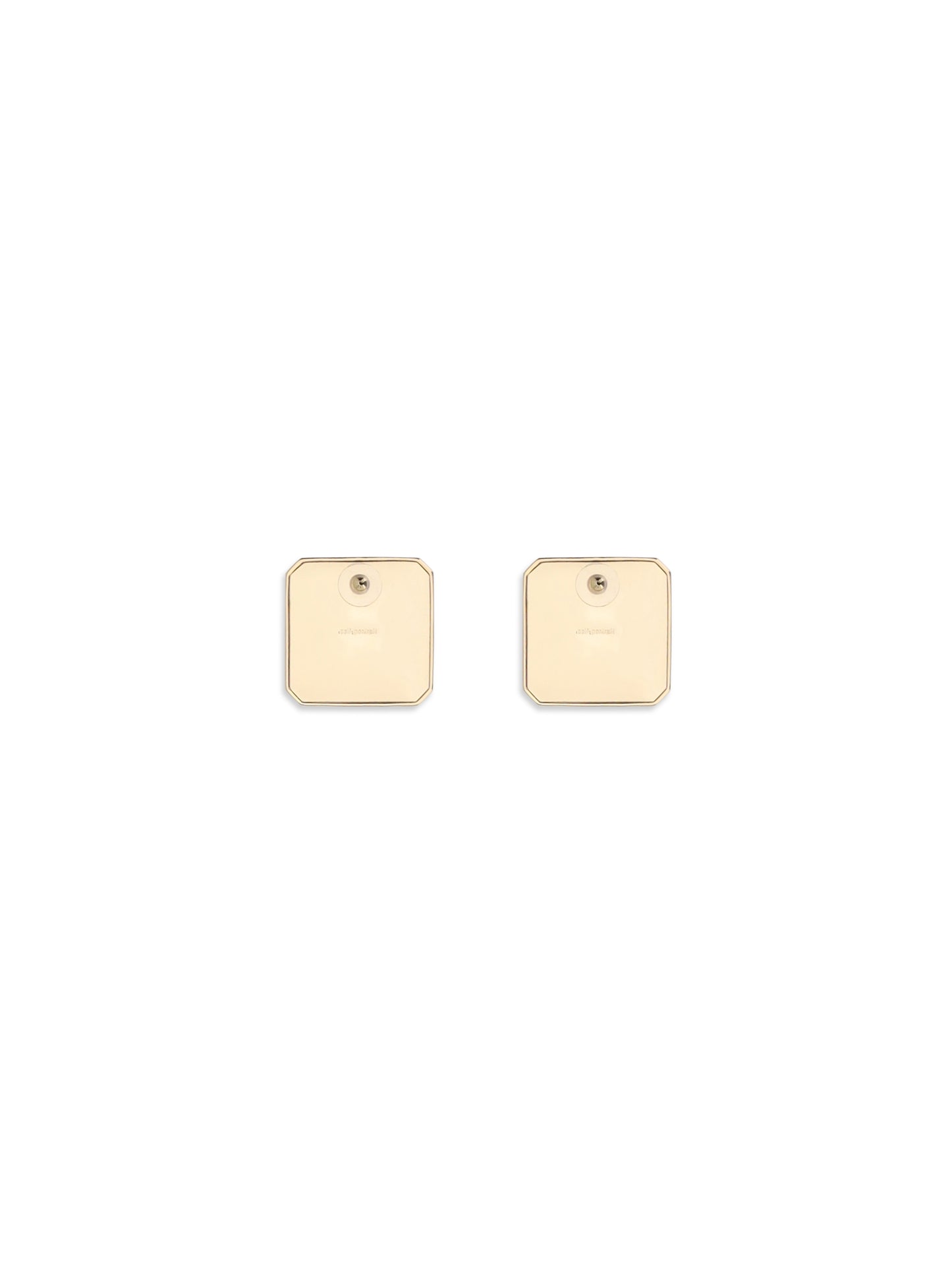 Self-Portrait Women Square Enamel Earrings SELF-PORTRAIT