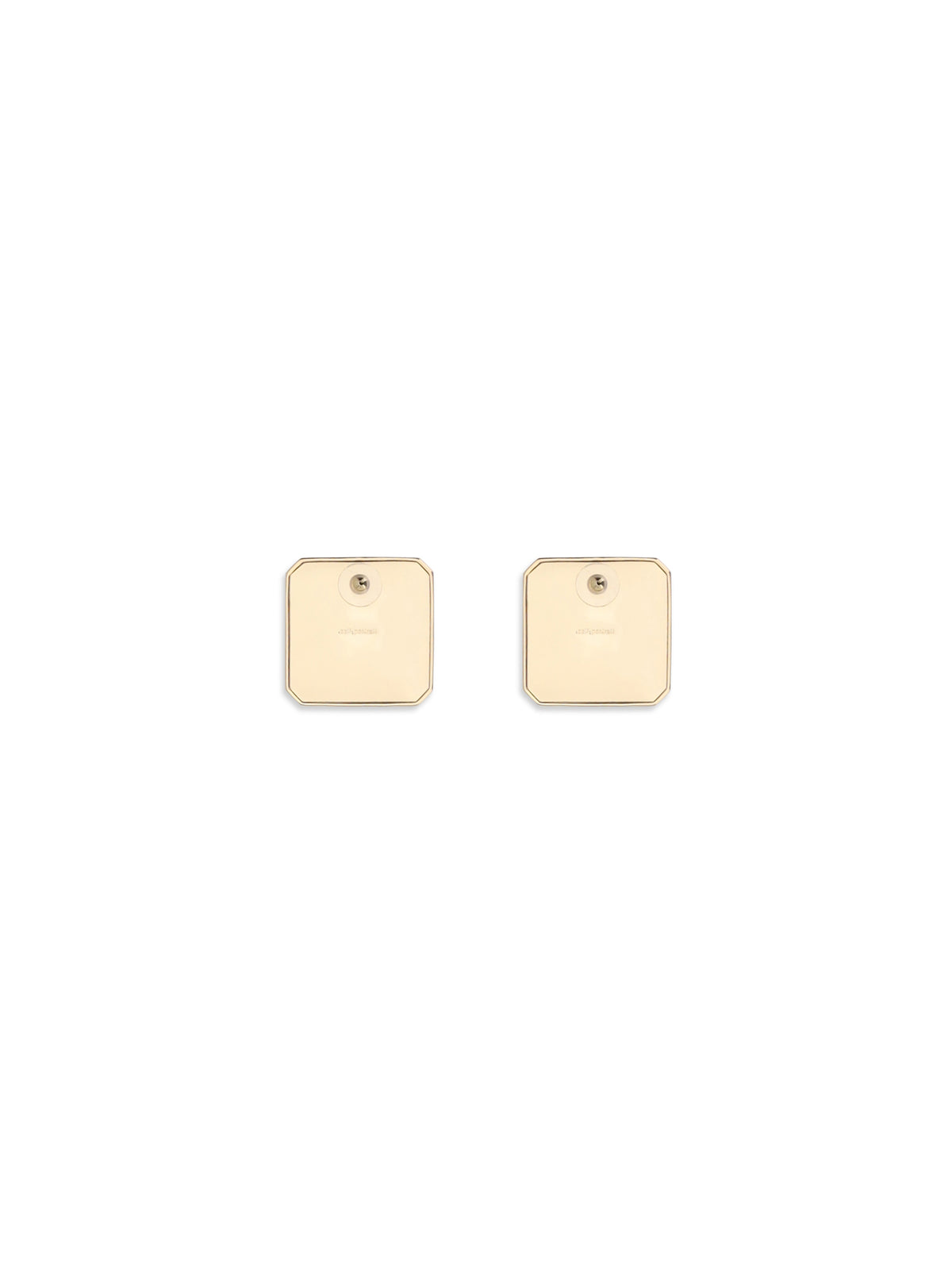 Self-Portrait Women Square Enamel Earrings SELF-PORTRAIT