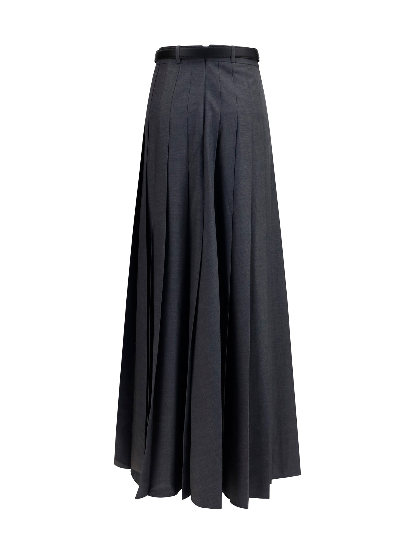 Self-Portrait Women Pleated Maxi Skirt SELF-PORTRAIT