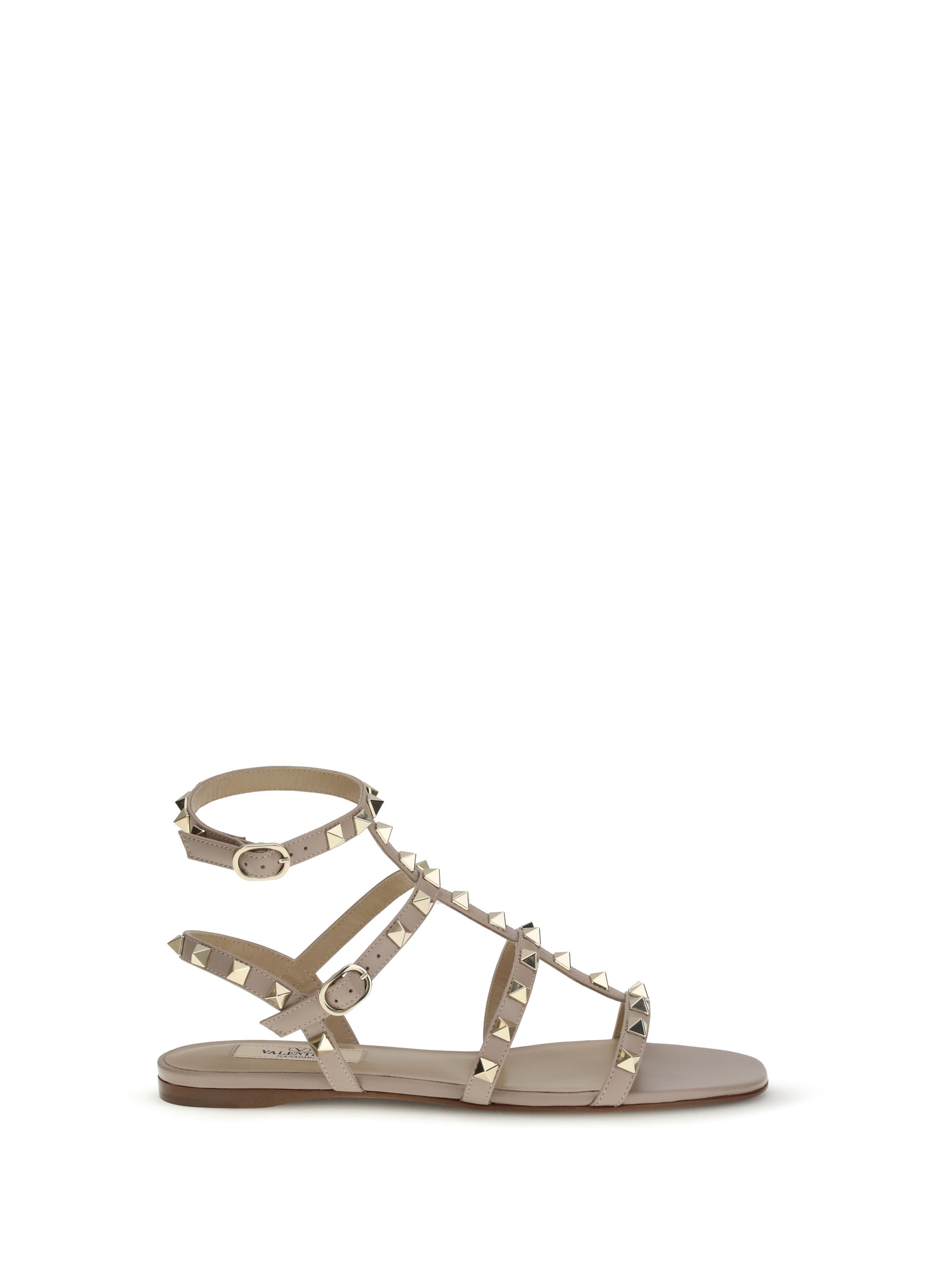 Valentino Garavani Women Rockstud Leather Sandals VALENTINO GARAVANI