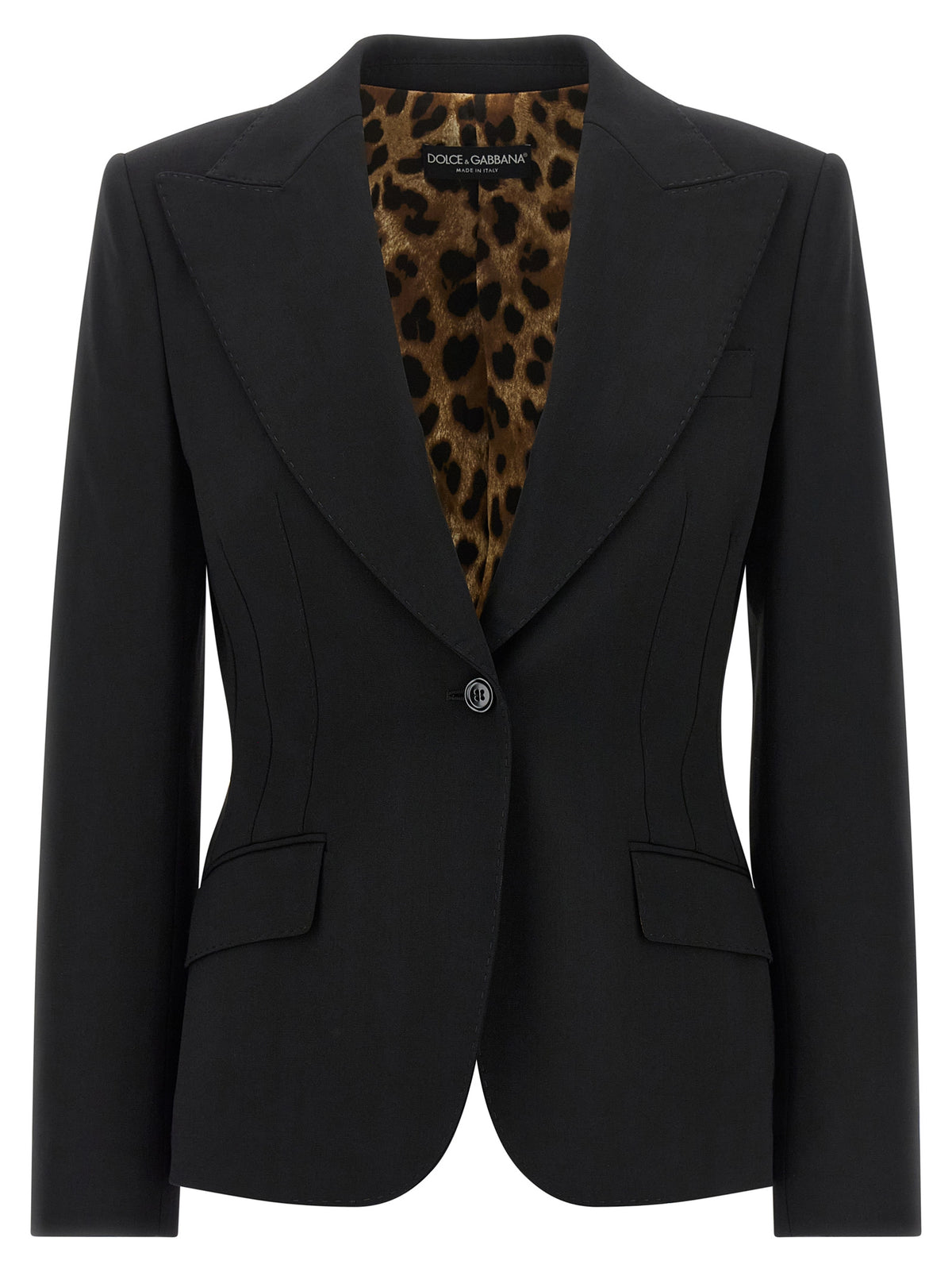 Dolce & Gabbana Women Black 'Turlington' Blazer DOLCE & GABBANA