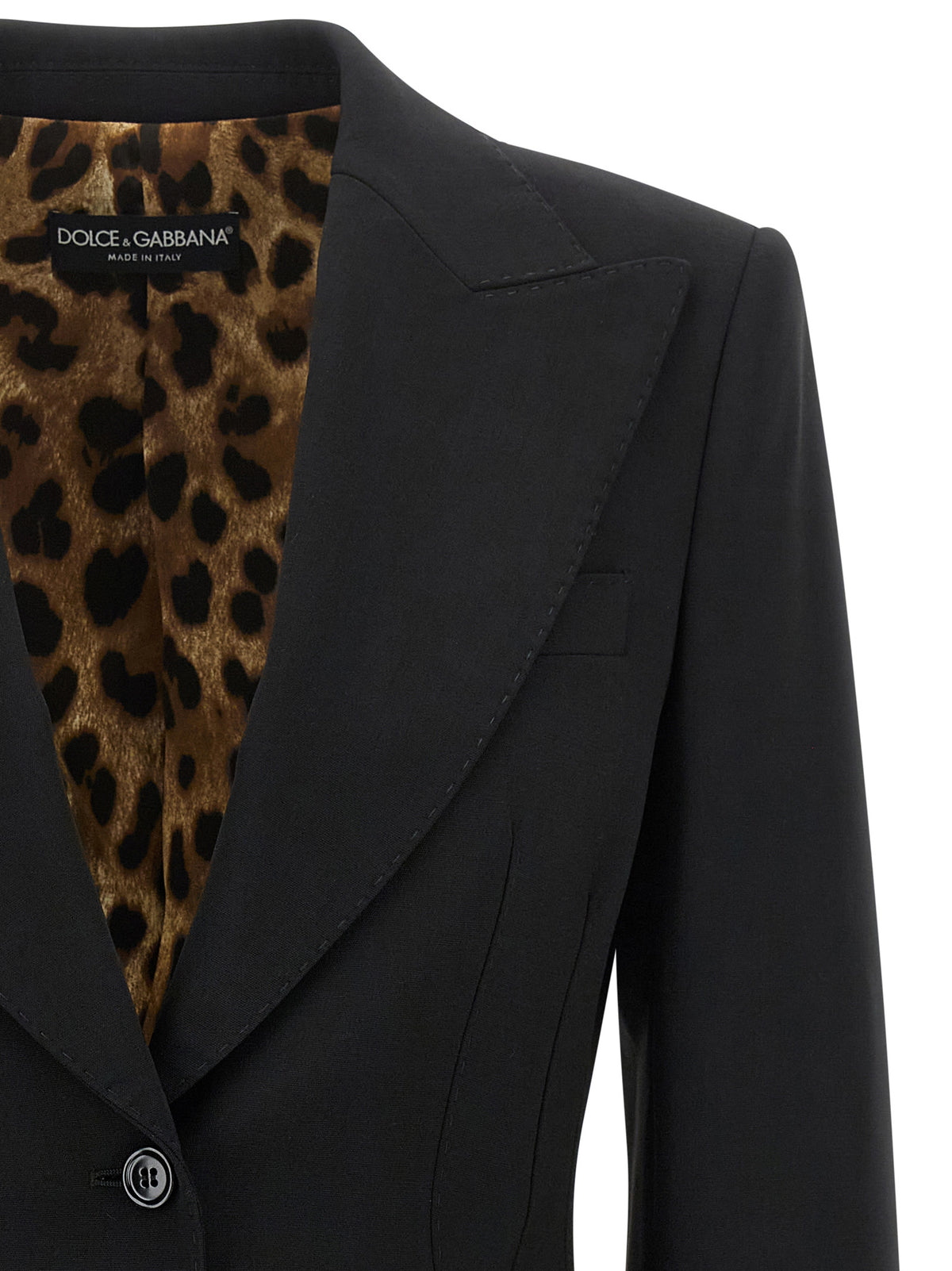 Dolce & Gabbana Women Black 'Turlington' Blazer DOLCE & GABBANA