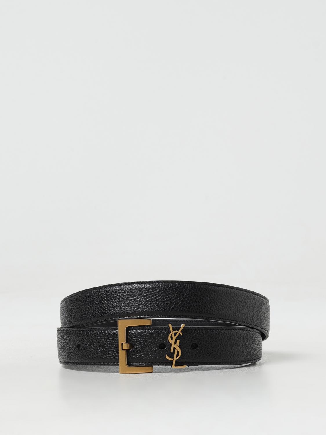 Saint Laurent Belt Men Black