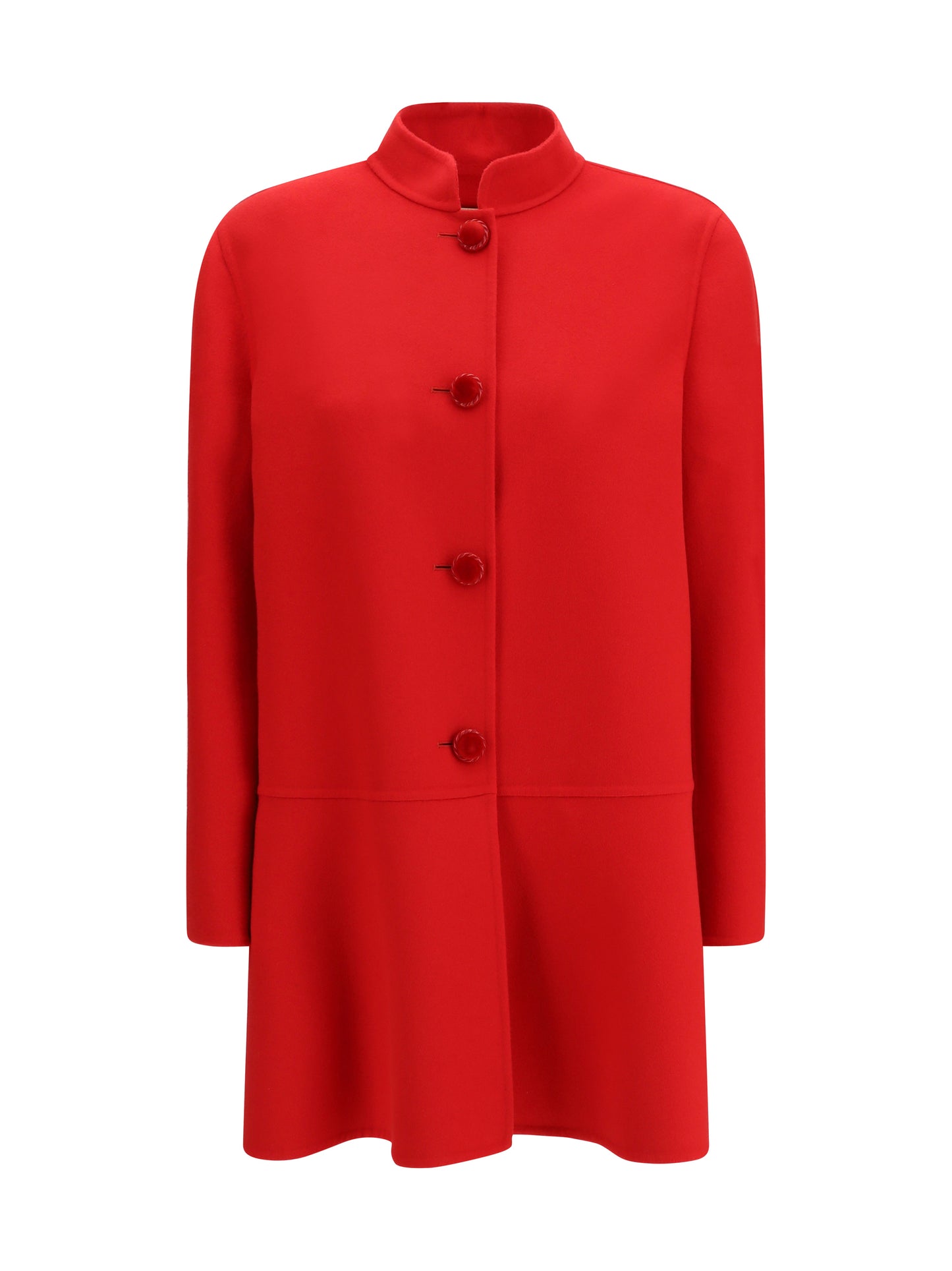 Valentino Women Single-Breasted Compact Drap Coat VALENTINO