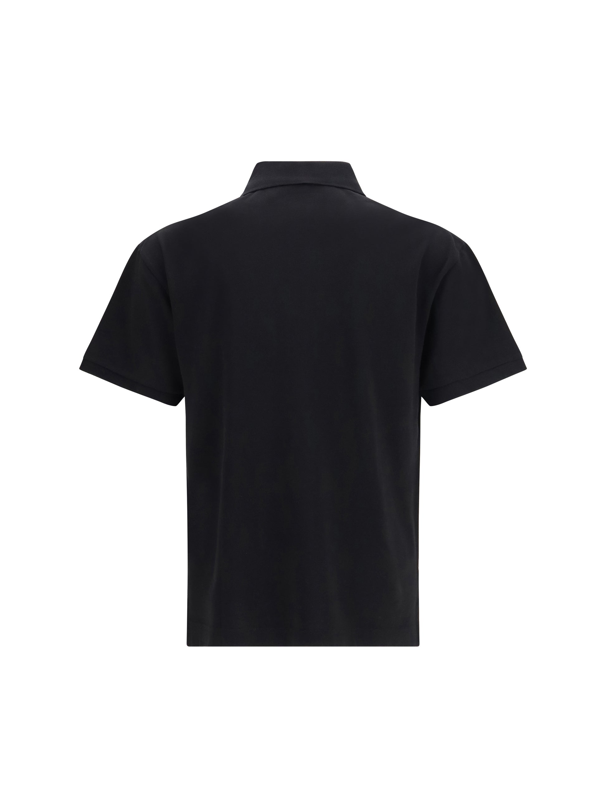 Palm Angels Men Curved Logo Polo PALM ANGELS