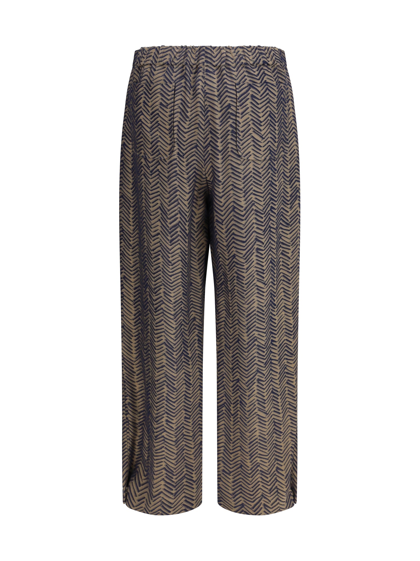 Giorgio Armani Women Chevron Jacquard Viscose Pants GIORGIO ARMANI